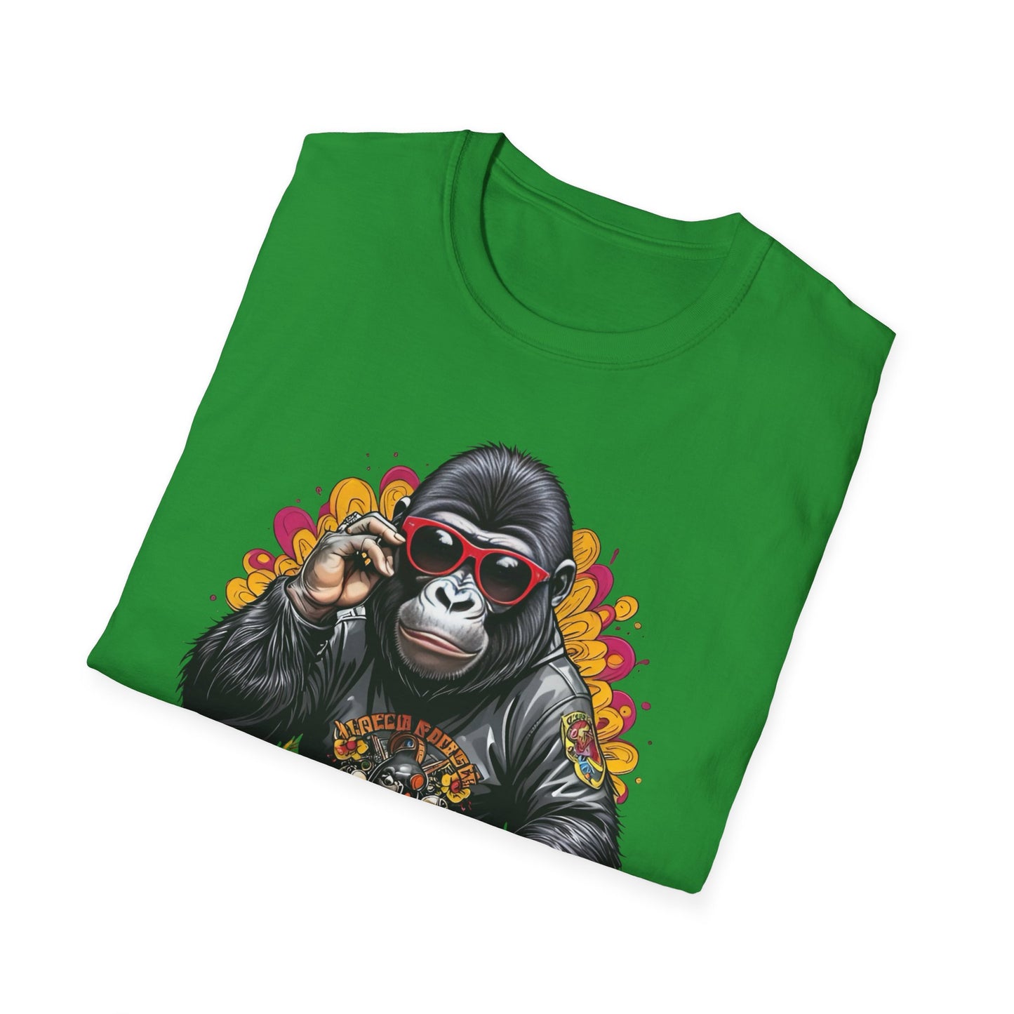 Animals Tees, Funny Animals Shirt, T Shirts with Funny Animals, T-Shirt with Gorilla, Monkey Tees