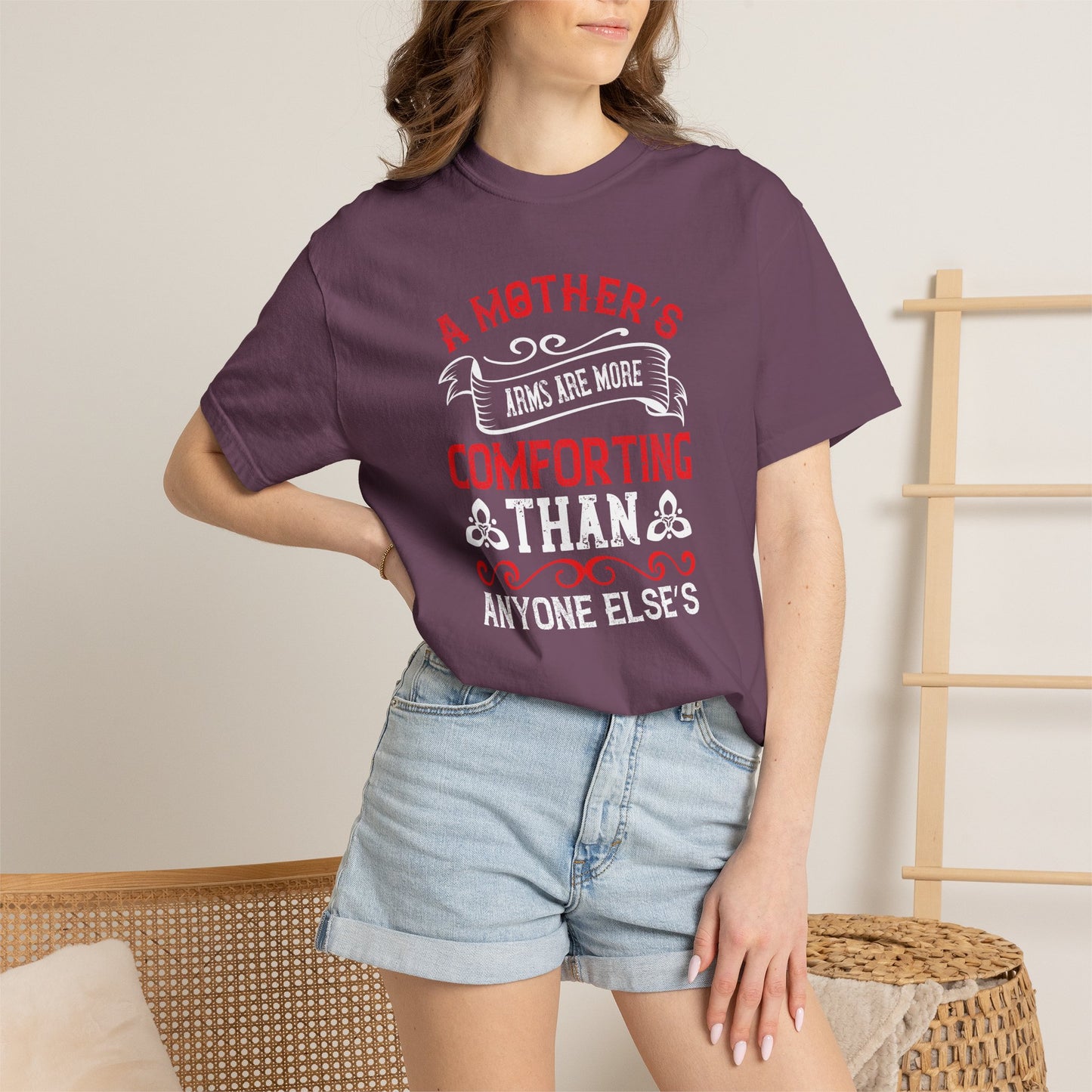 Mom T-shirt Mother Day Mama Tee Unisex Comfort Colors Garment-Dyed Cotton h57