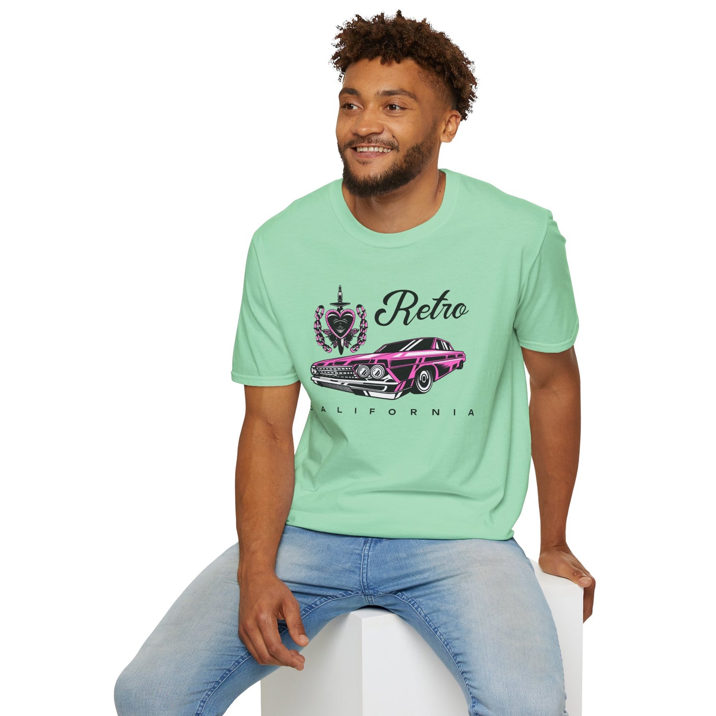 Retro T Shirt, Retro Design Shirt, Retro Art Tee Shirt, T-shirt with Retro Style