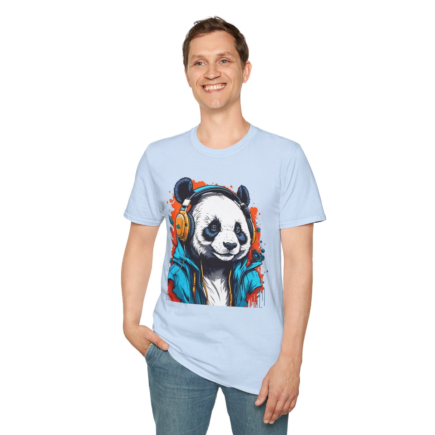Animals Tees, Funny Animals Shirt, T Shirts with Funny Animals, T-Shirt with Panda, Panda Tees