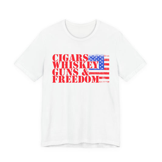 American Flag Graphic Unisex Cotton T-Shirt a2