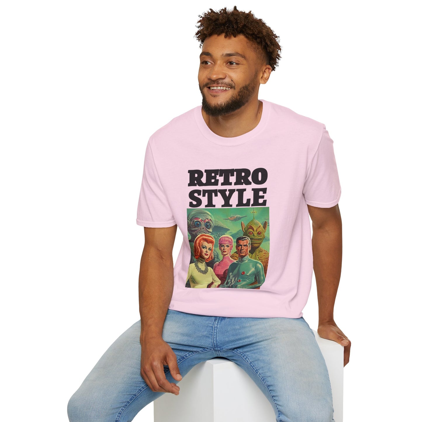 Retro T Shirt, Retro Design Shirt, Retro Art Tee Shirt, T-shirt with Retro Style