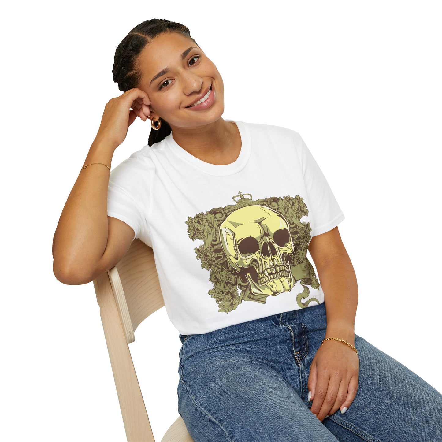 Skull T Shirt, Skull Design Shirt, Skull Art Tee Shirt, T-shirt with Skull 2