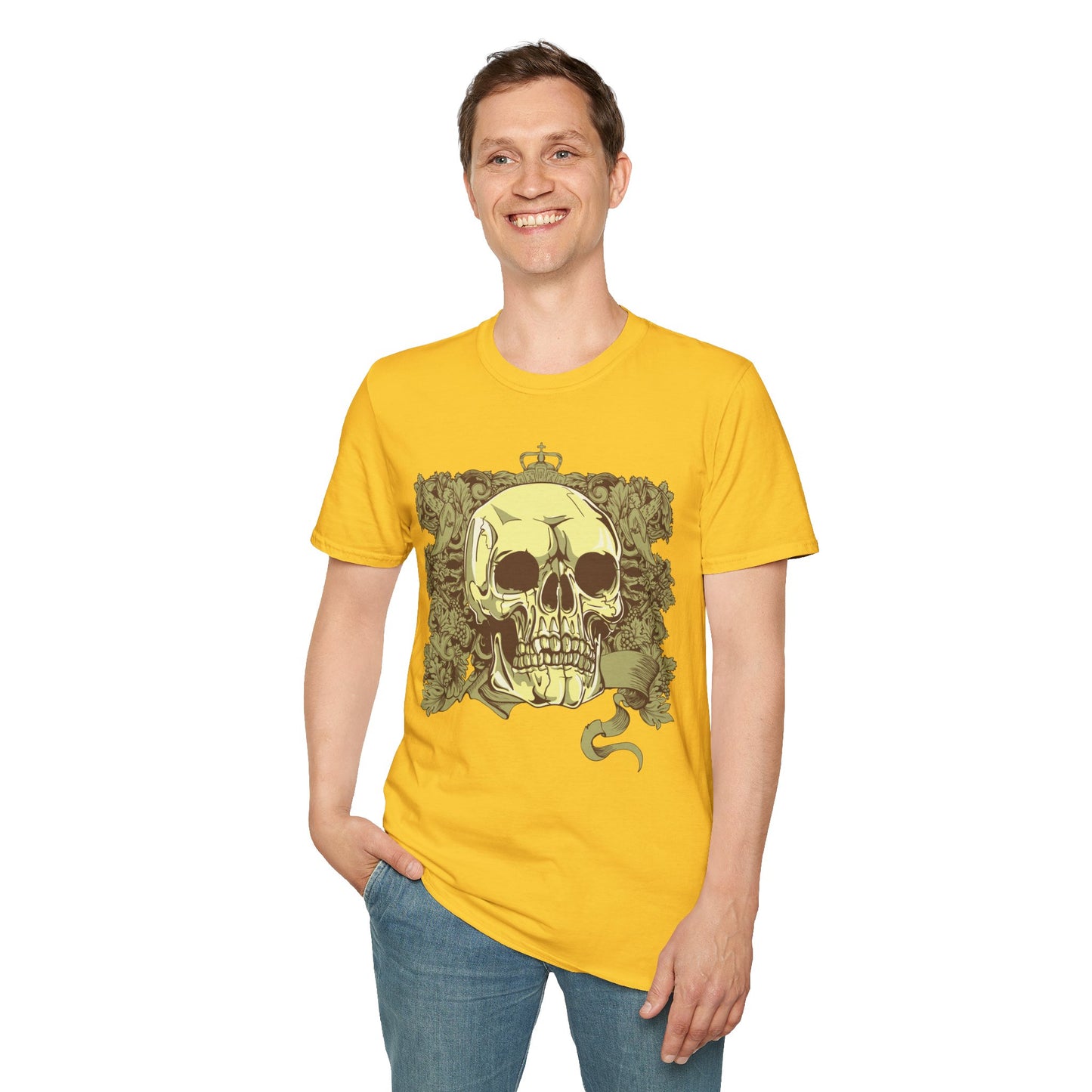 Skull T Shirt, Skull Design Shirt, Skull Art Tee Shirt, T-shirt with Skull 2