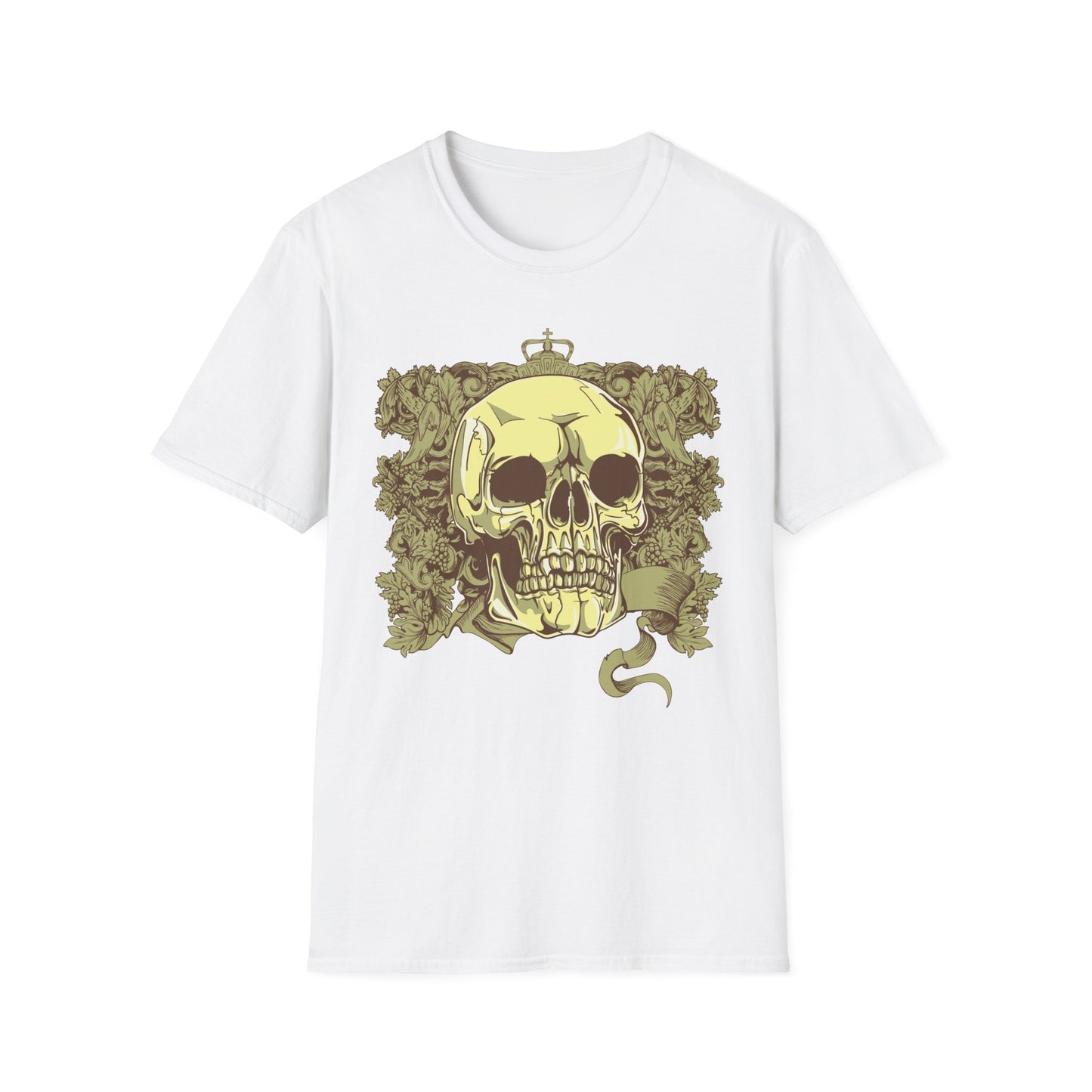 Skull T Shirt, Skull Design Shirt, Skull Art Tee Shirt, T-shirt with Skull 2