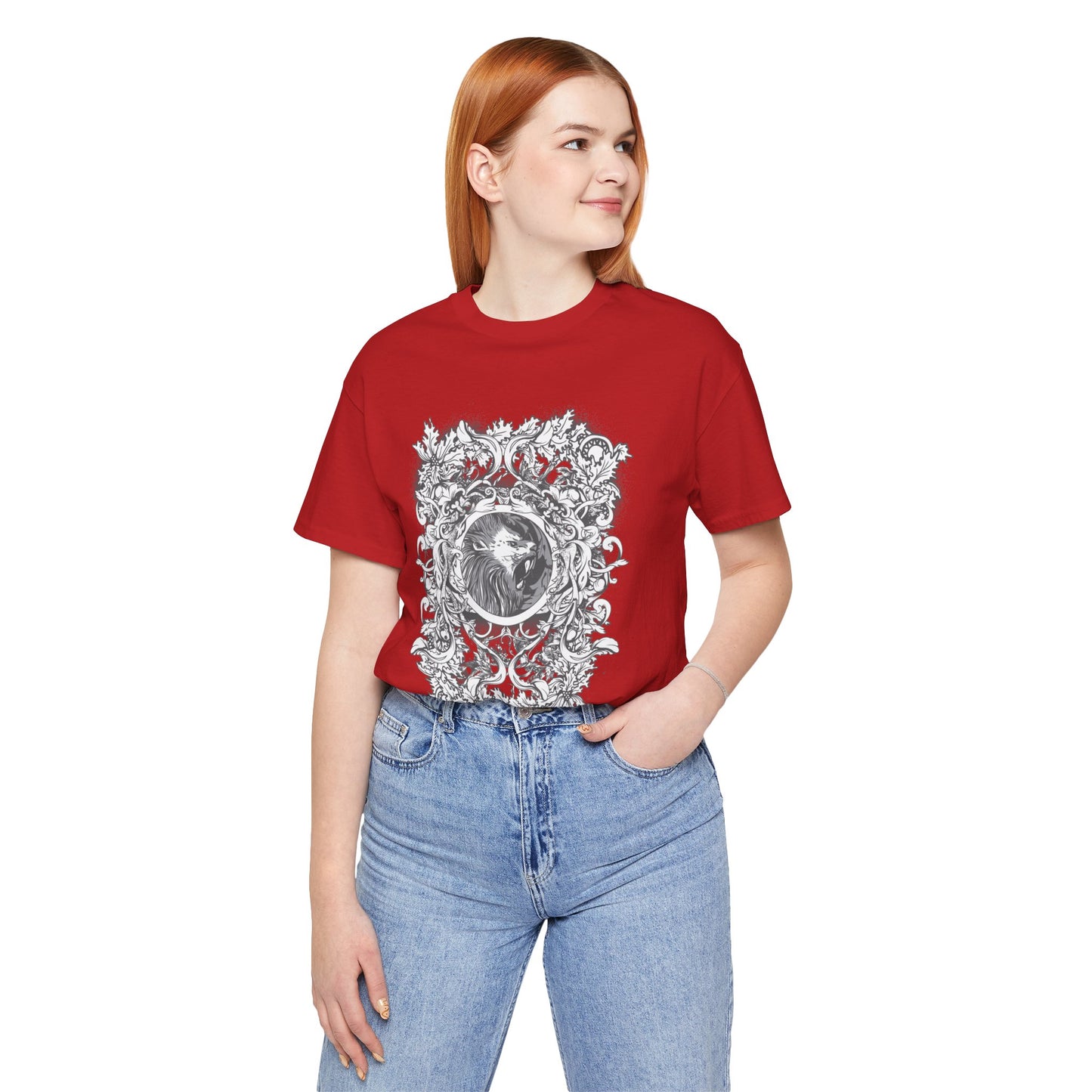 Gothic Illustration Graphic Unisex Cotton T-Shirt r18