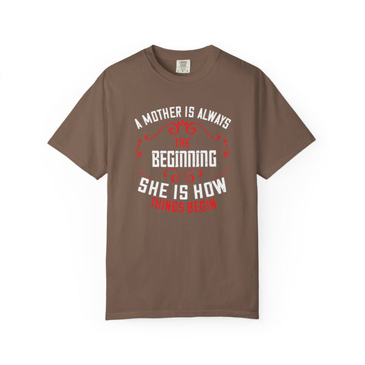 Mom T-shirt Mother Day Mama Tee Unisex Comfort Colors Garment-Dyed Cotton h53