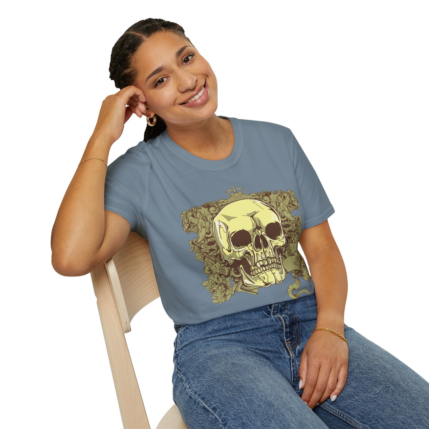Skull T Shirt, Skull Design Shirt, Skull Art Tee Shirt, T-shirt with Skull 2
