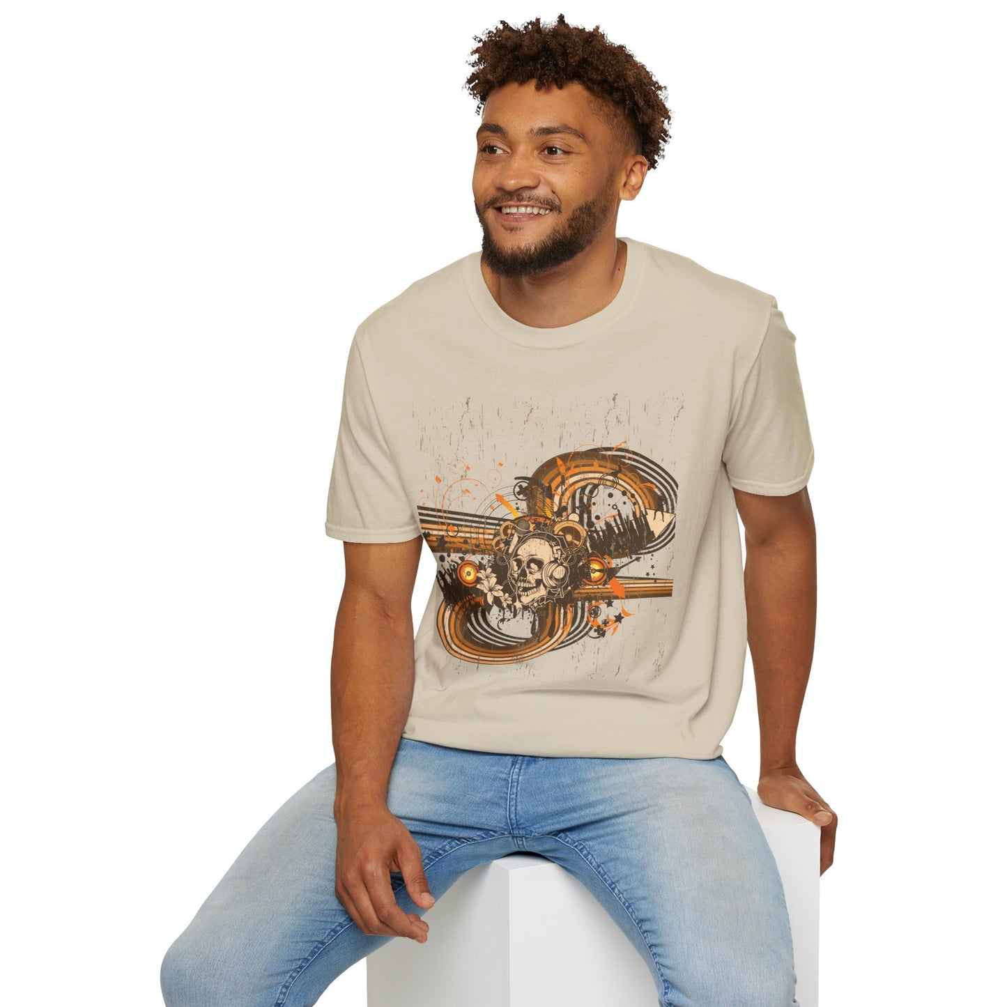 Skull T Shirt, Skull Design Shirt, Skull Art Tee Shirt, T-shirt with Skull 3