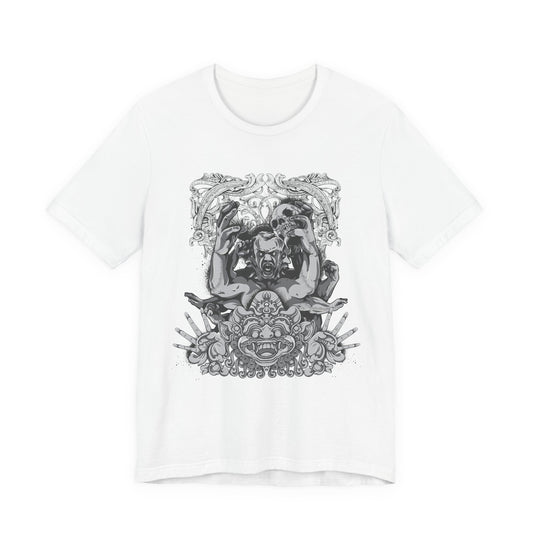 Mask Artwork Illustration Graphic Unisex Cotton T-Shirt r17