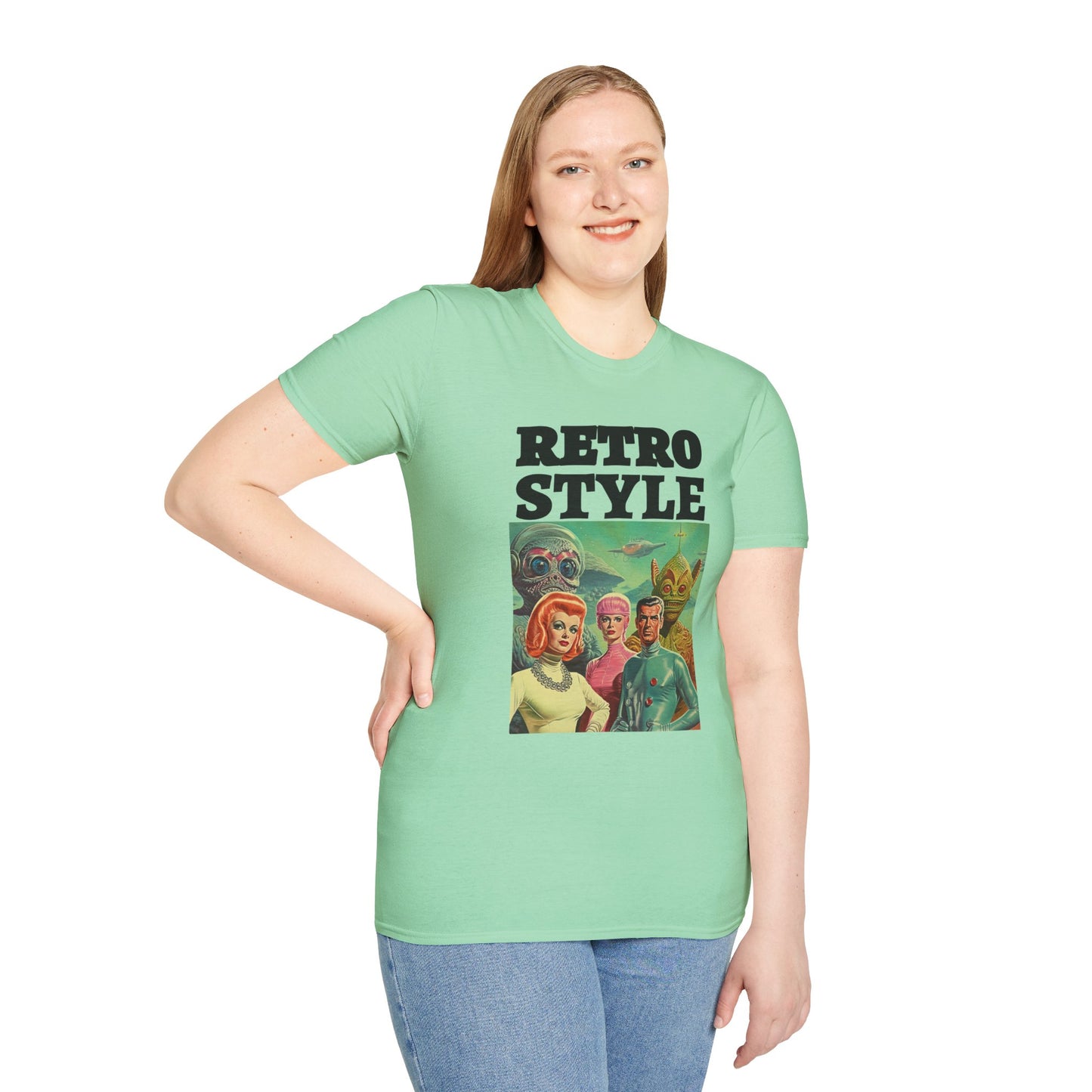 Retro T Shirt, Retro Design Shirt, Retro Art Tee Shirt, T-shirt with Retro Style