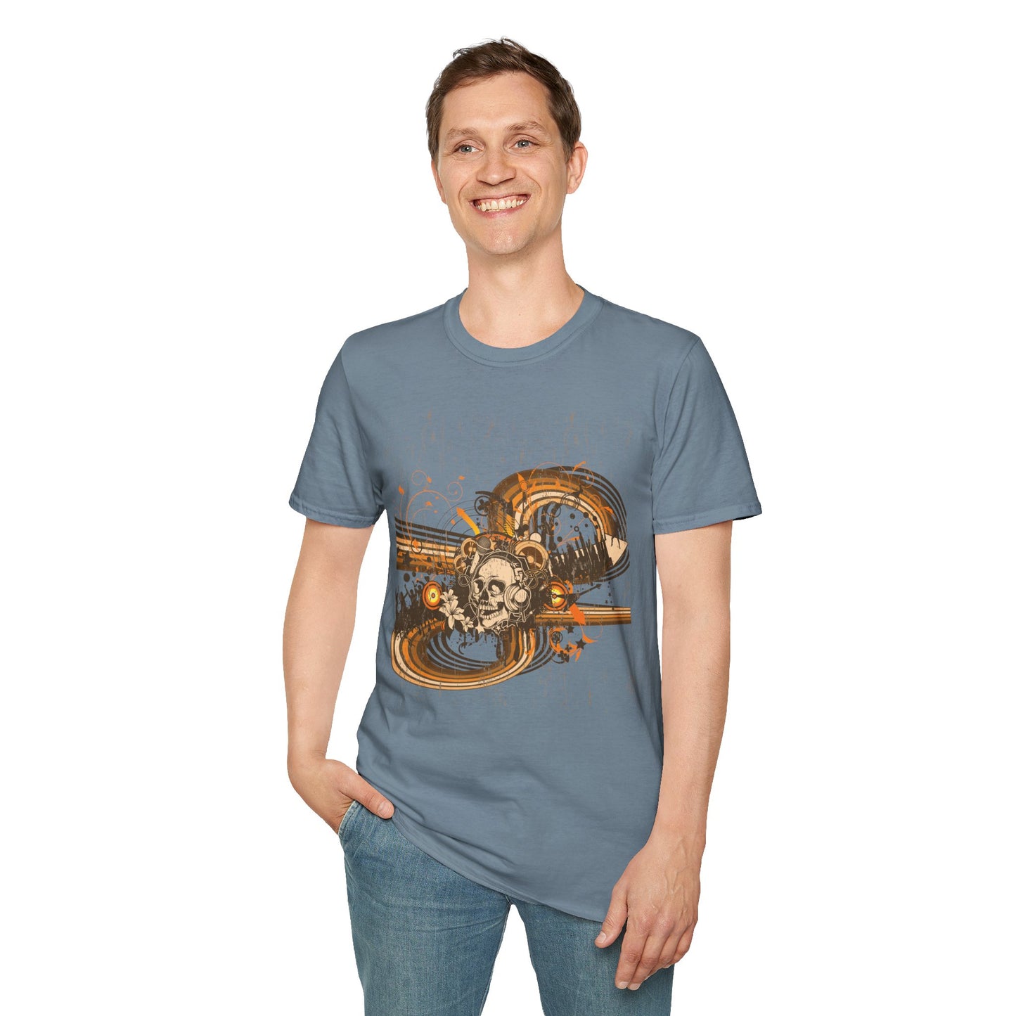 Skull T Shirt, Skull Design Shirt, Skull Art Tee Shirt, T-shirt with Skull 3