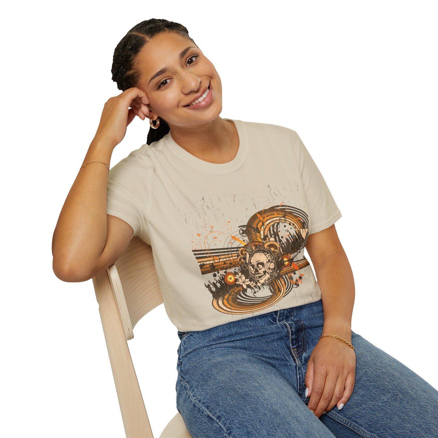 Skull T Shirt, Skull Design Shirt, Skull Art Tee Shirt, T-shirt with Skull 3