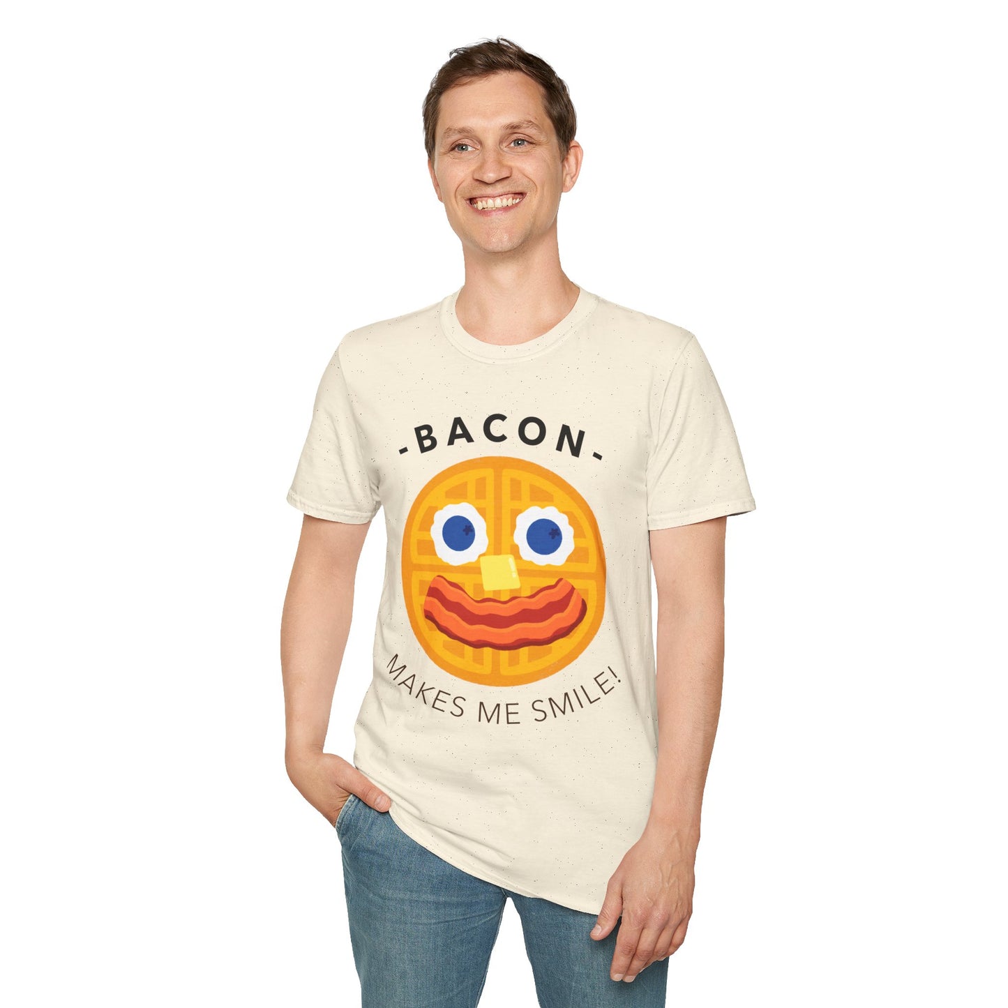 Food Tees, Funny Food T Shirts, Funny T Shirts, Bacon and Egg T Shirt, Egg and Bacon Shirt