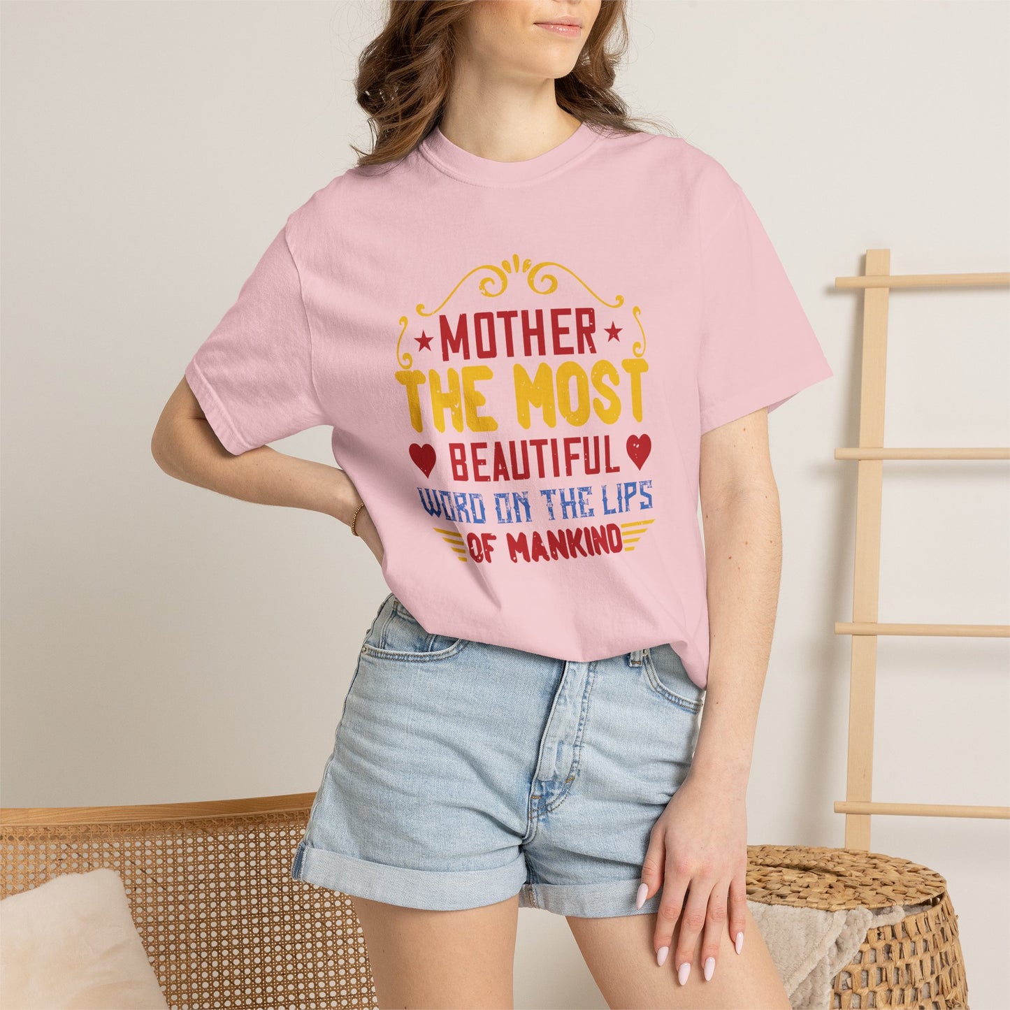 Mom T-shirt Mother Day Mama Tee Unisex Comfort Colors Garment-Dyed Cotton h84