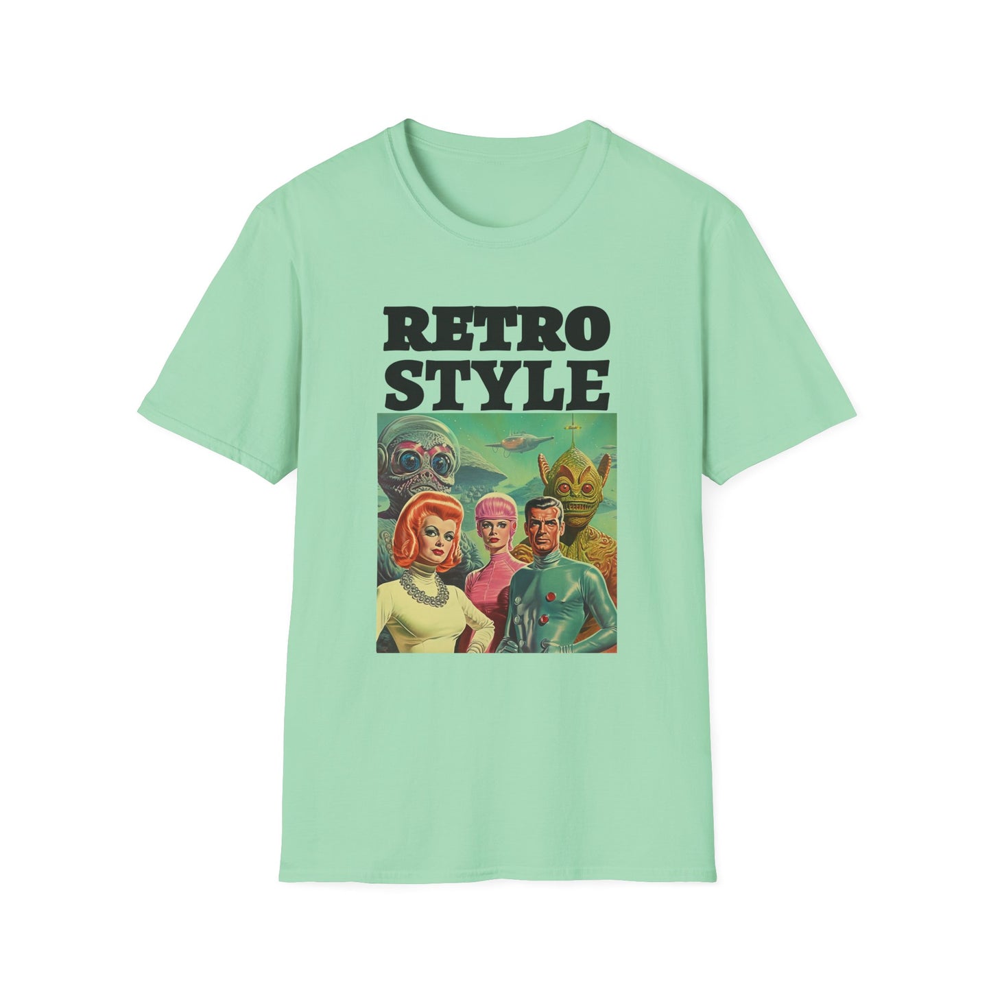 Retro T Shirt, Retro Design Shirt, Retro Art Tee Shirt, T-shirt with Retro Style