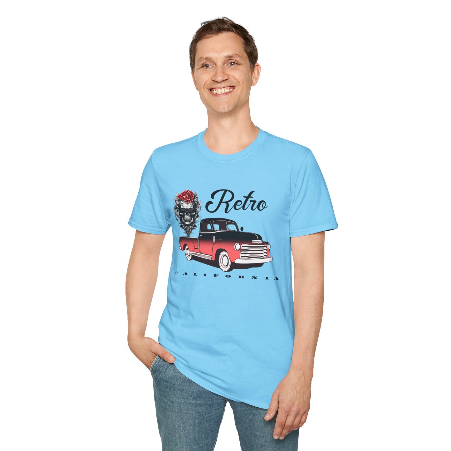 Retro T Shirt, Retro Design Shirt, Retro Art Tee Shirt, T-shirt with Retro Style