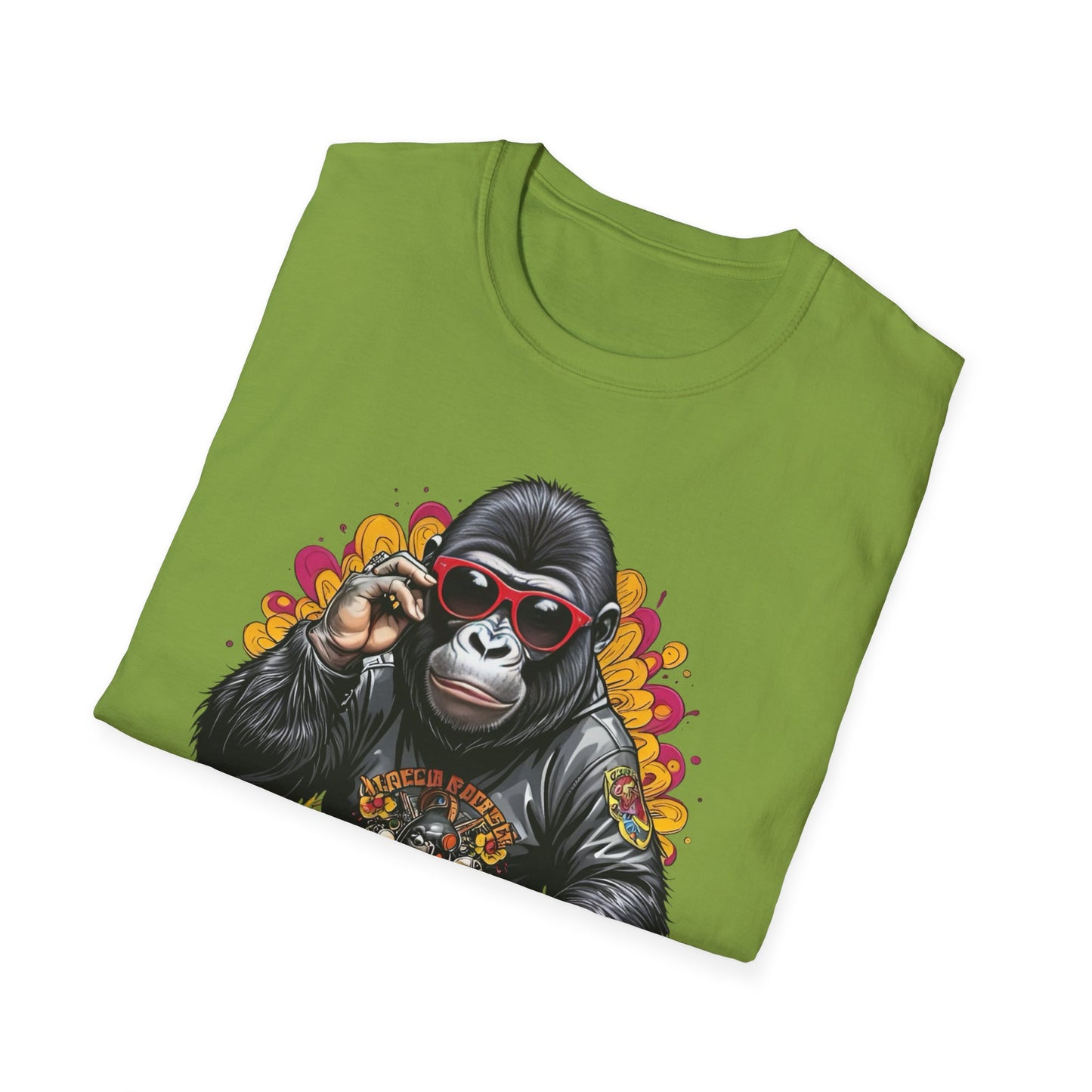 Animals Tees, Funny Animals Shirt, T Shirts with Funny Animals, T-Shirt with Gorilla, Monkey Tees