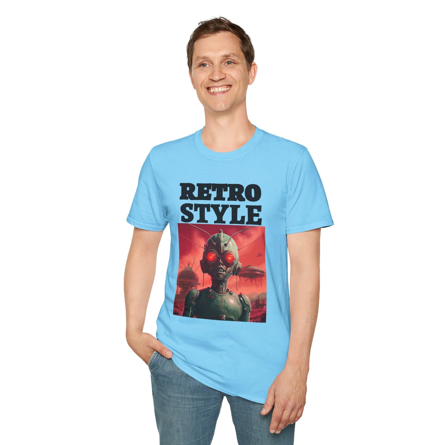 Retro T Shirt, Retro Design Shirt, Retro Art Tee Shirt, T-shirt with Retro Style