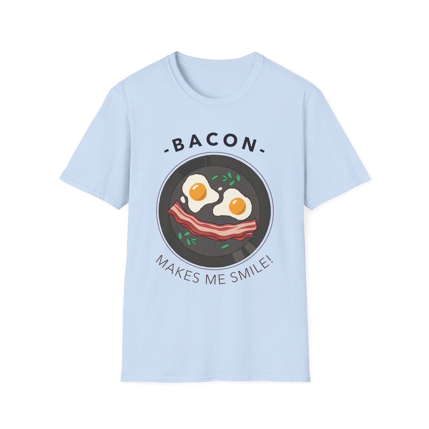 Food Tees, Funny Food T Shirts, Funny T Shirts, Bacon and Egg T Shirt, Egg and Bacon Shirt