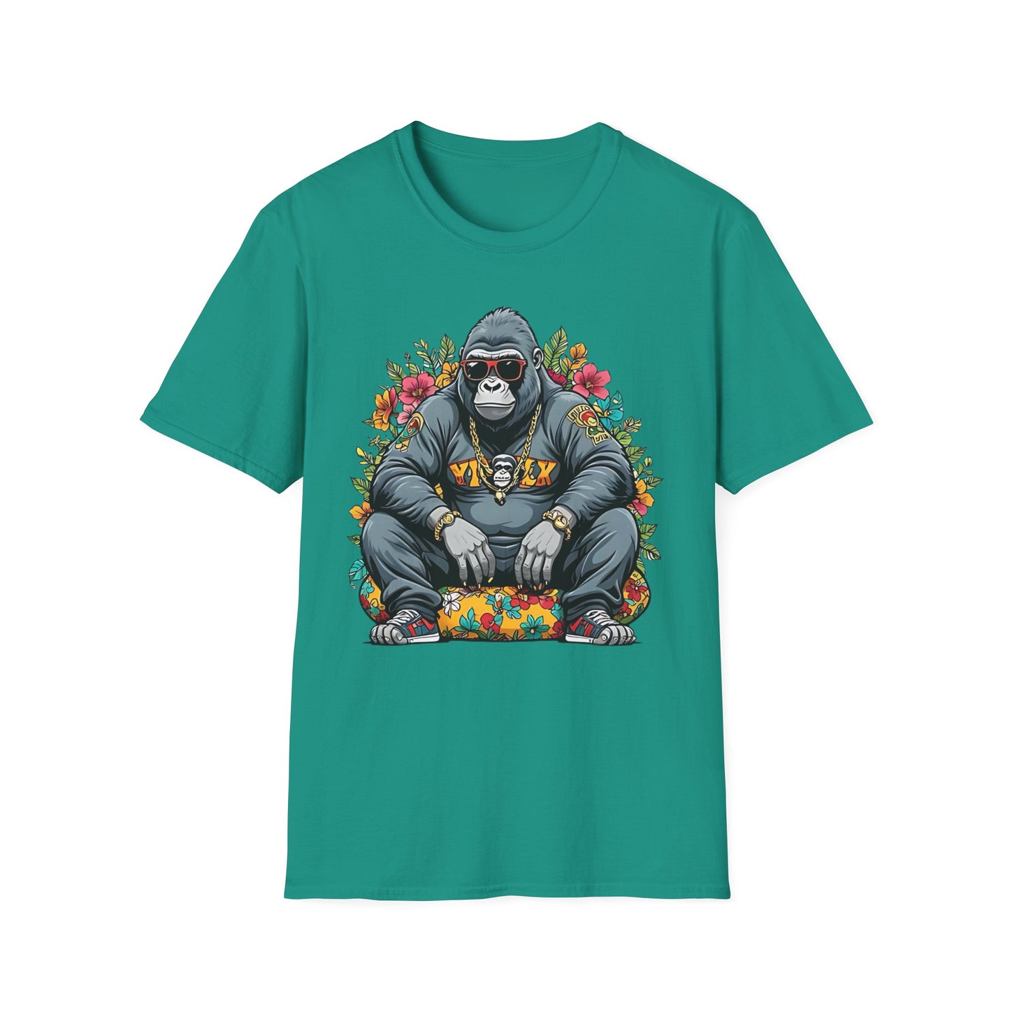 Animals Tees, Funny Animals Shirt, T Shirts with Funny Animals, T-Shirt with Gorilla, Monkey Tees