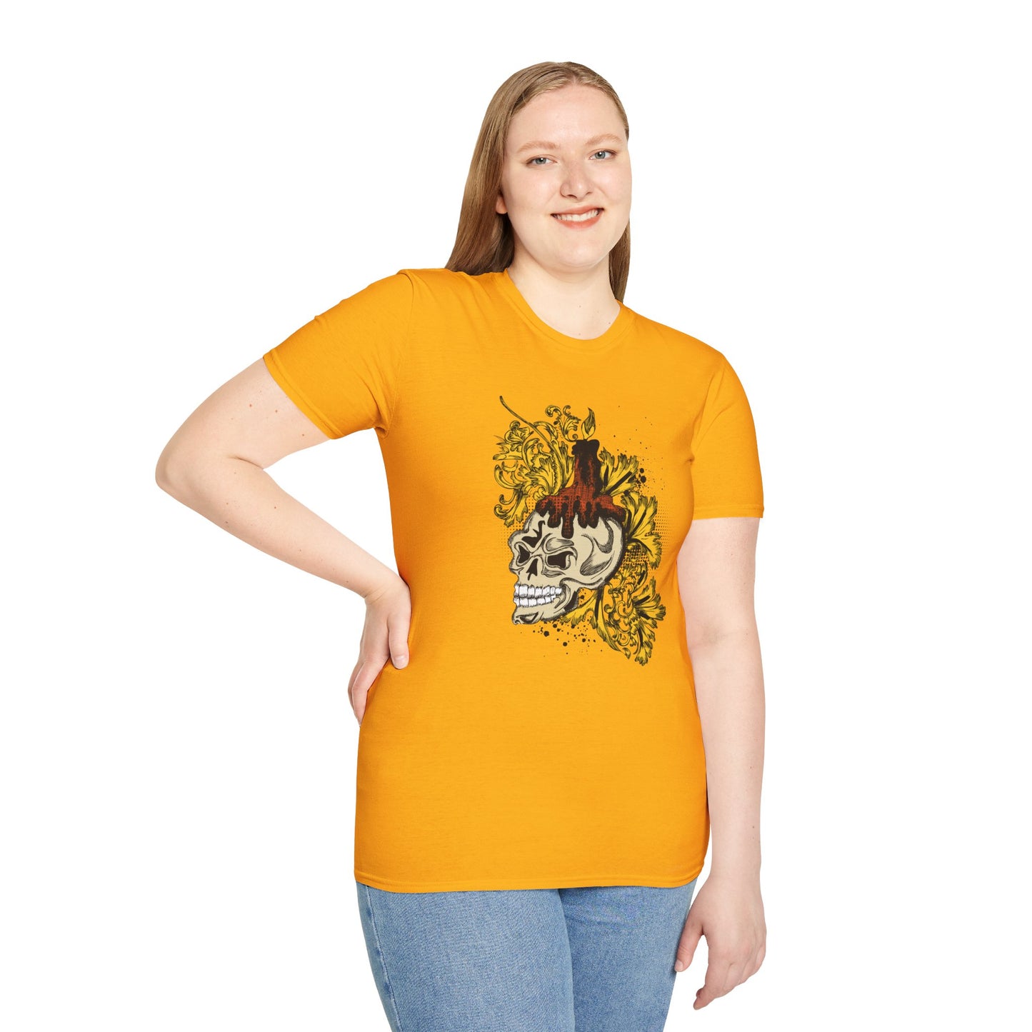 Skull T Shirt, Skull Design Shirt, Skull Art Tee Shirt, T-shirt with Skull 1