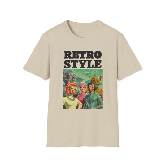 Retro T Shirt, Retro Design Shirt, Retro Art Tee Shirt, T-shirt with Retro Style