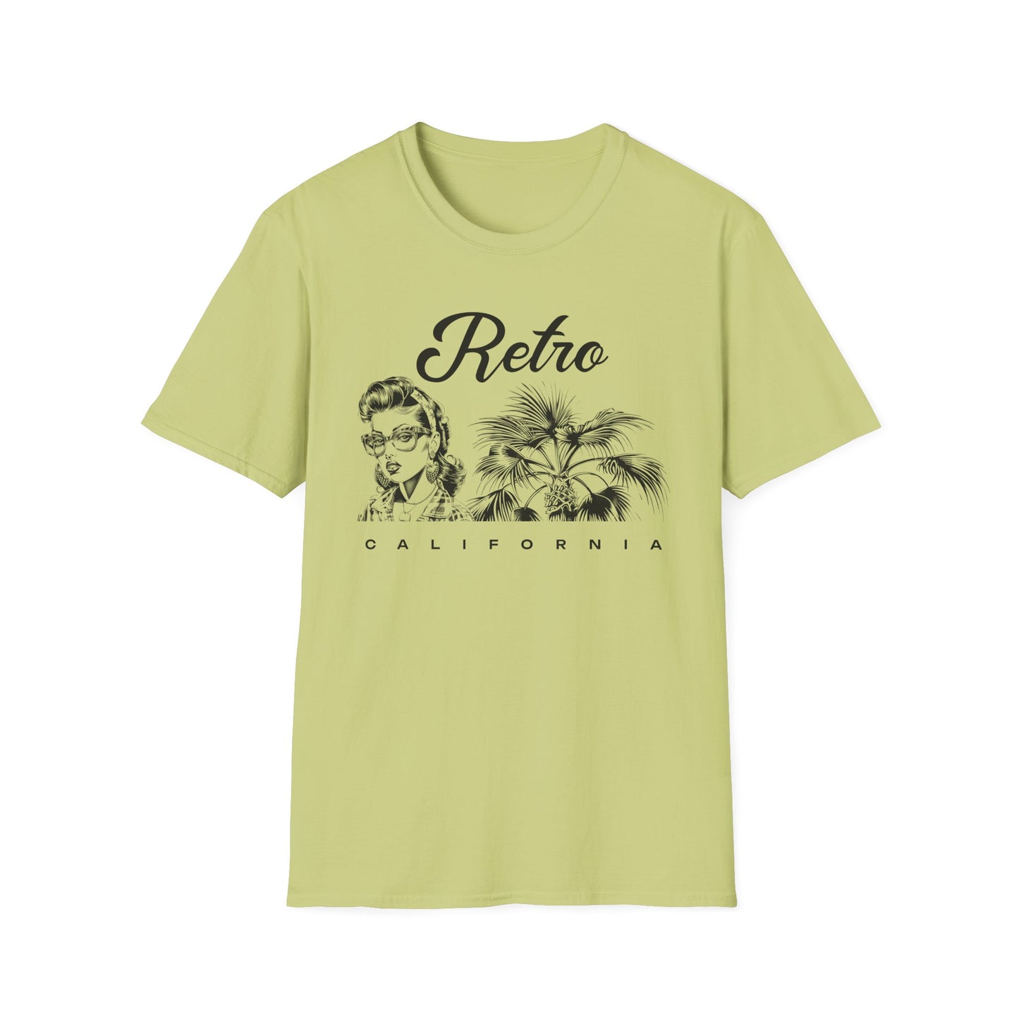 Retro T Shirt, Retro Design Shirt, Retro Art Tee Shirt, T-shirt with Retro Style