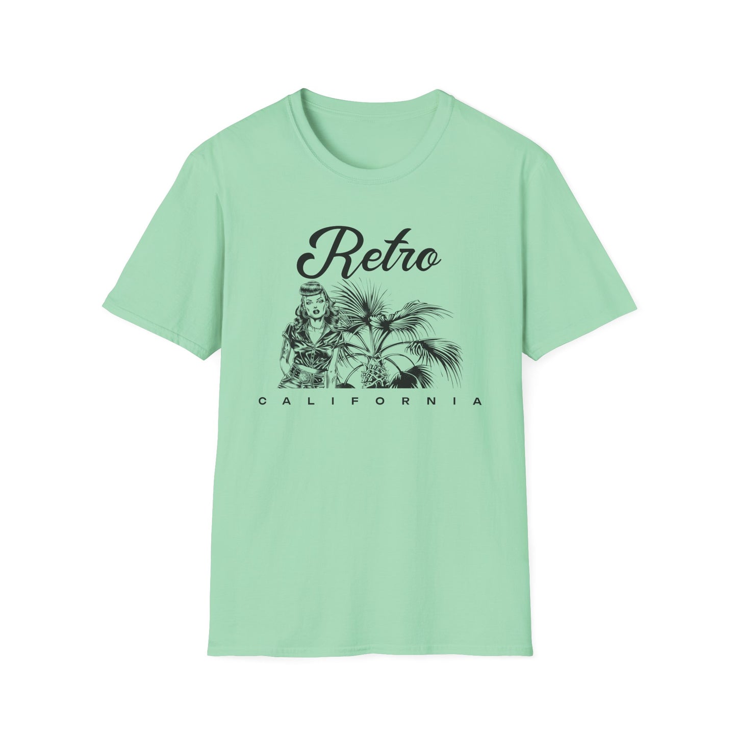 Retro T Shirt, Retro Design Shirt, Retro Art Tee Shirt, T-shirt with Retro Style