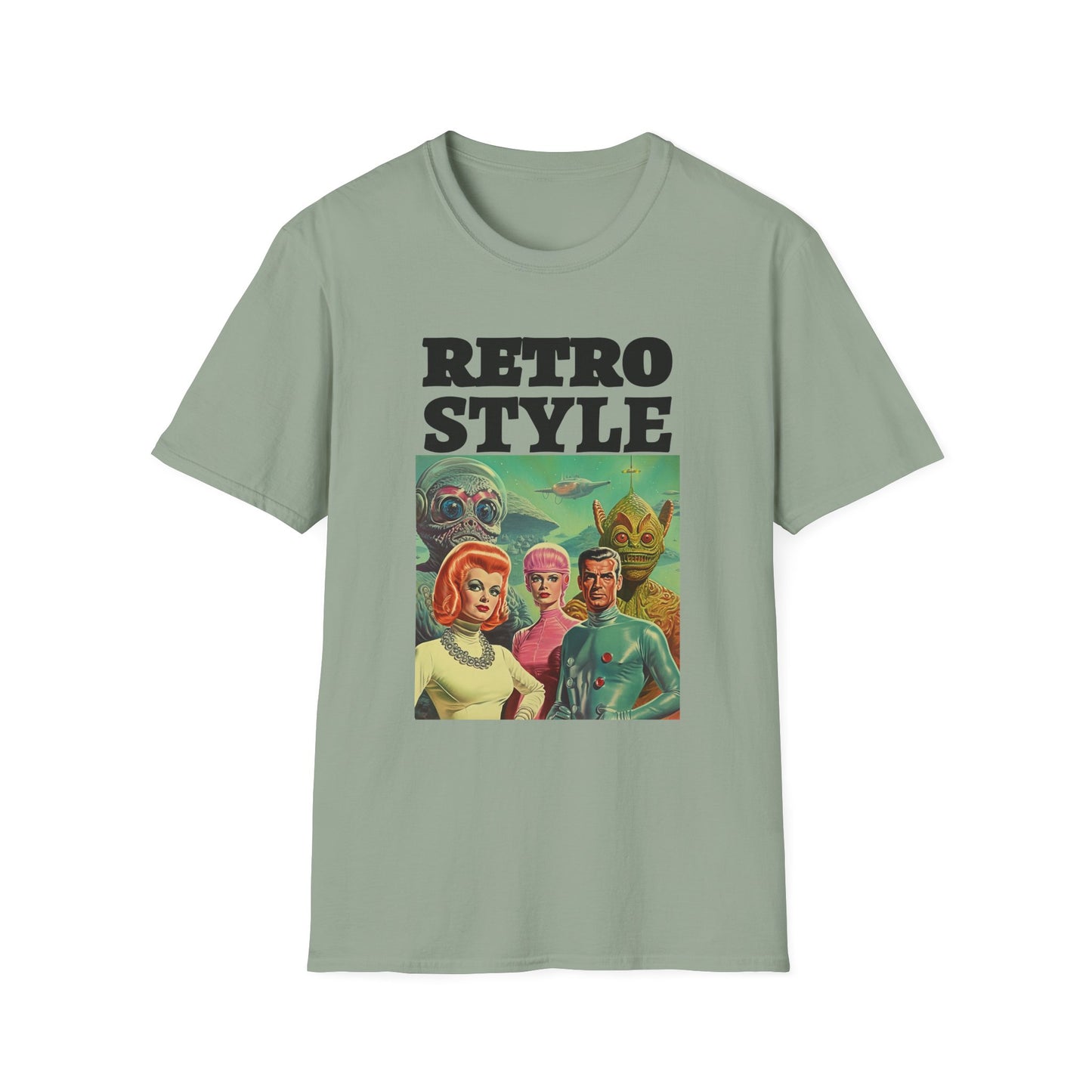 Retro T Shirt, Retro Design Shirt, Retro Art Tee Shirt, T-shirt with Retro Style