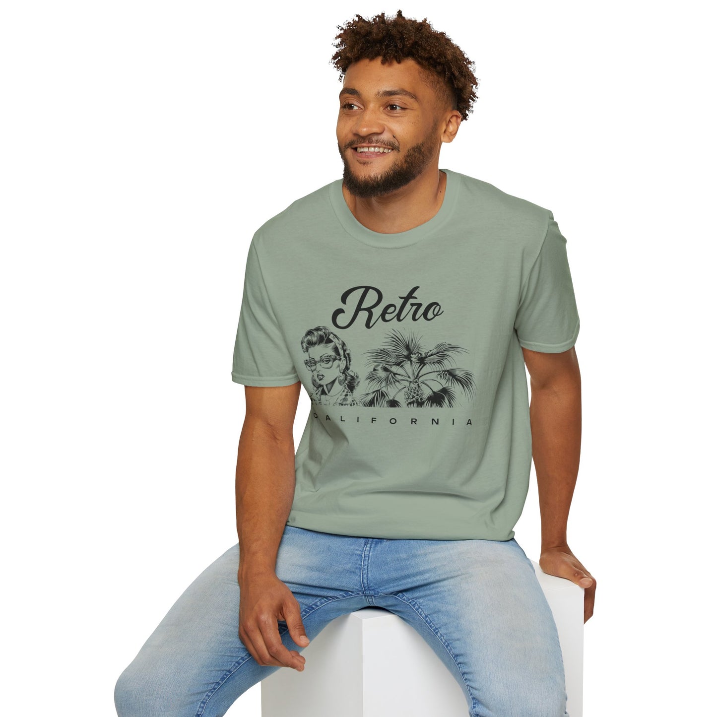 Retro T Shirt, Retro Design Shirt, Retro Art Tee Shirt, T-shirt with Retro Style