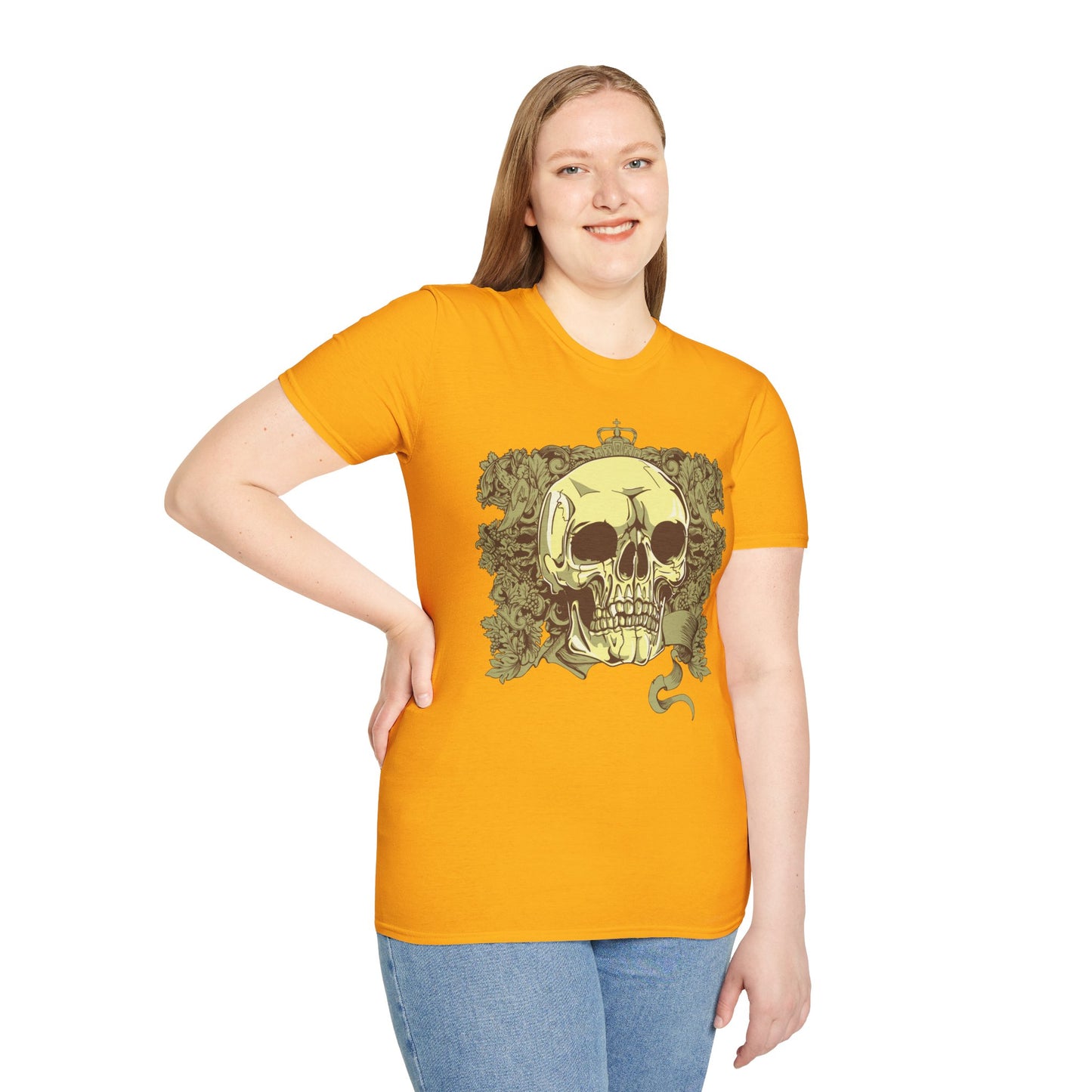 Skull T Shirt, Skull Design Shirt, Skull Art Tee Shirt, T-shirt with Skull 2