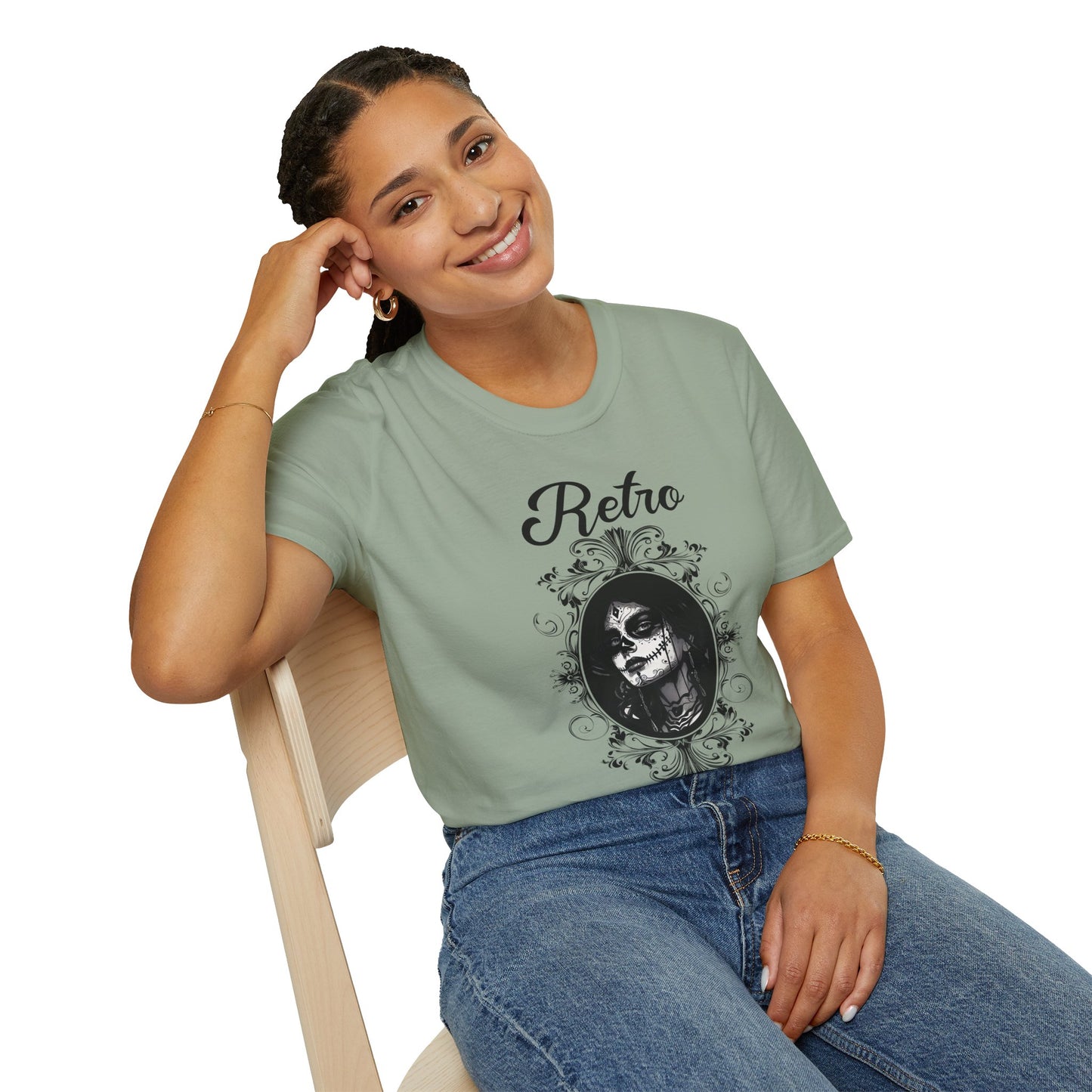 Retro T Shirt, Retro Design Shirt, Retro Art Tee Shirt, T-shirt with Retro Style