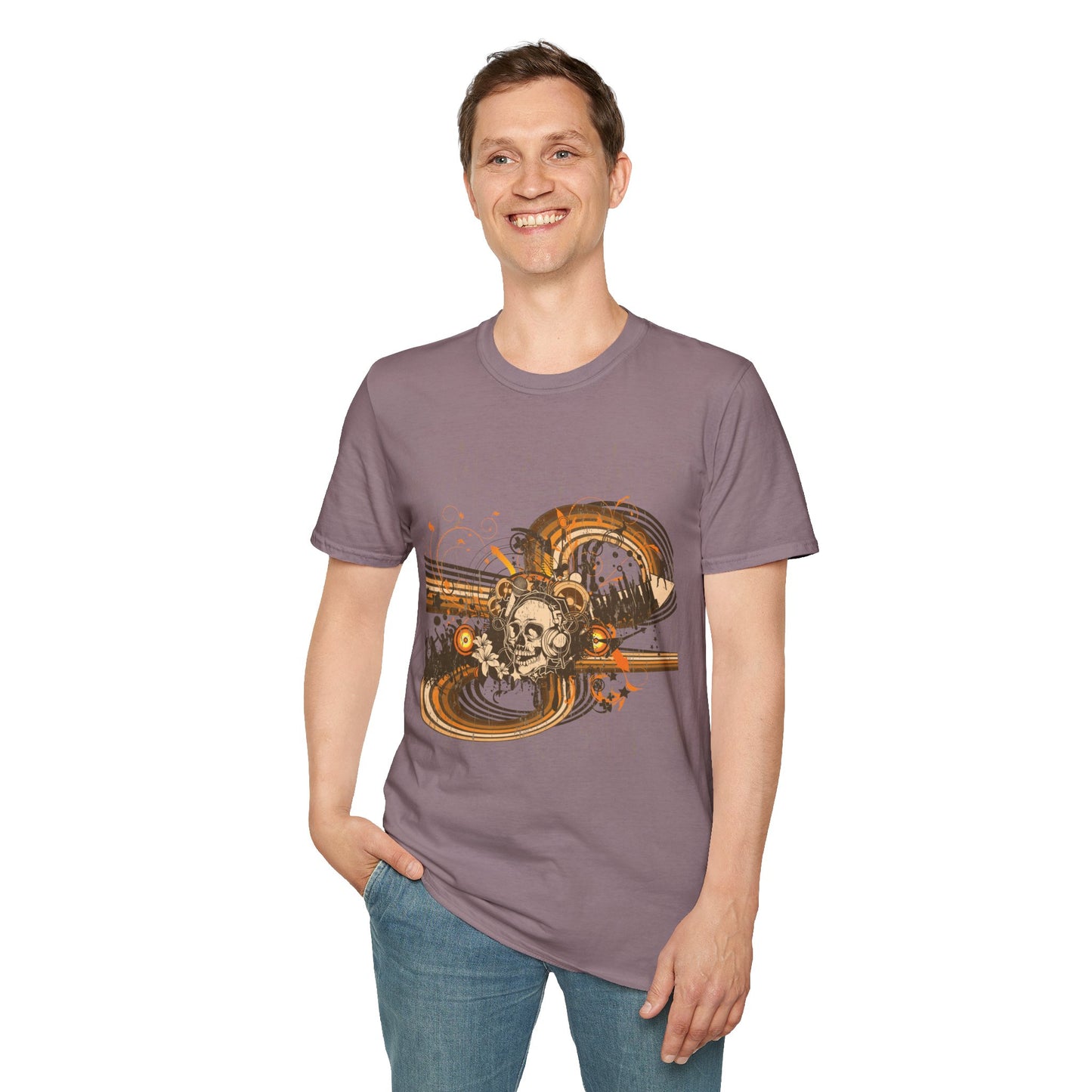 Skull T Shirt, Skull Design Shirt, Skull Art Tee Shirt, T-shirt with Skull 3
