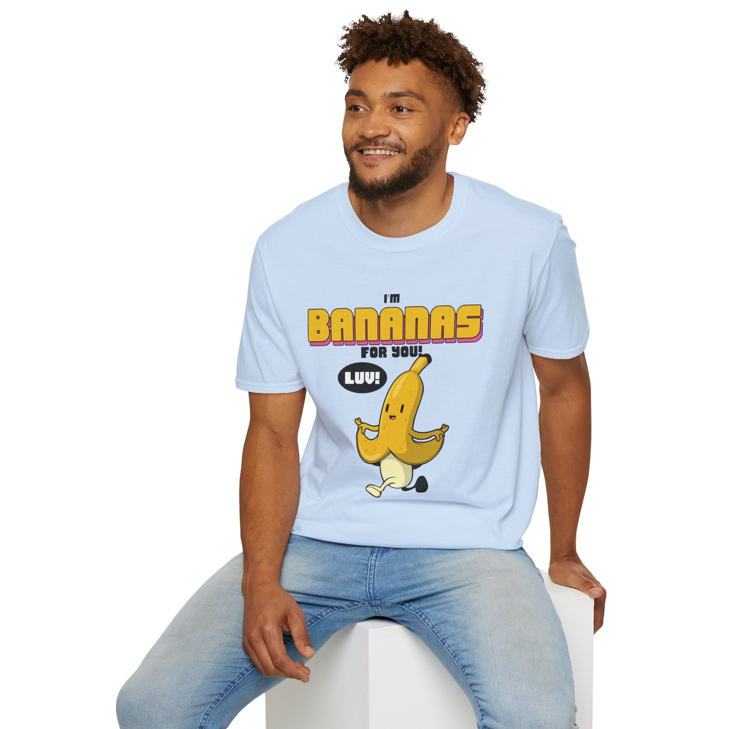 Food Tees, Funny Food T Shirts, Funny T Shirts, Shirt with Banana, Banana T Shirt, Funny Banana Shirt
