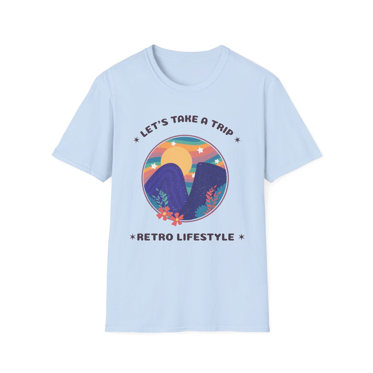 Retro T Shirt, Retro Design Shirt, Retro Art Tee Shirt, T-shirt with Retro Style