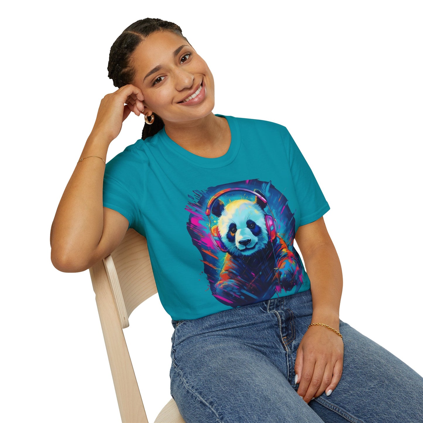 Animals Tees, Funny Animals Shirt, T Shirts with Funny Animals, T-Shirt with Panda, Panda Tees