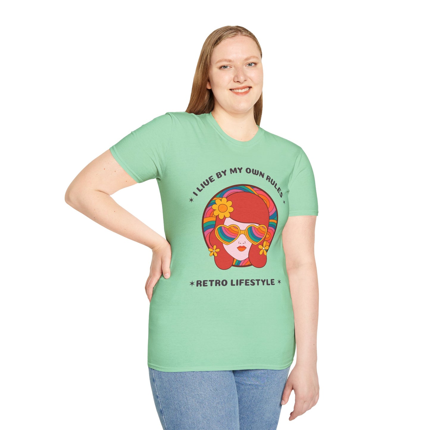 Retro T Shirt, Retro Design Shirt, Retro Art Tee Shirt, T-shirt with Retro Style