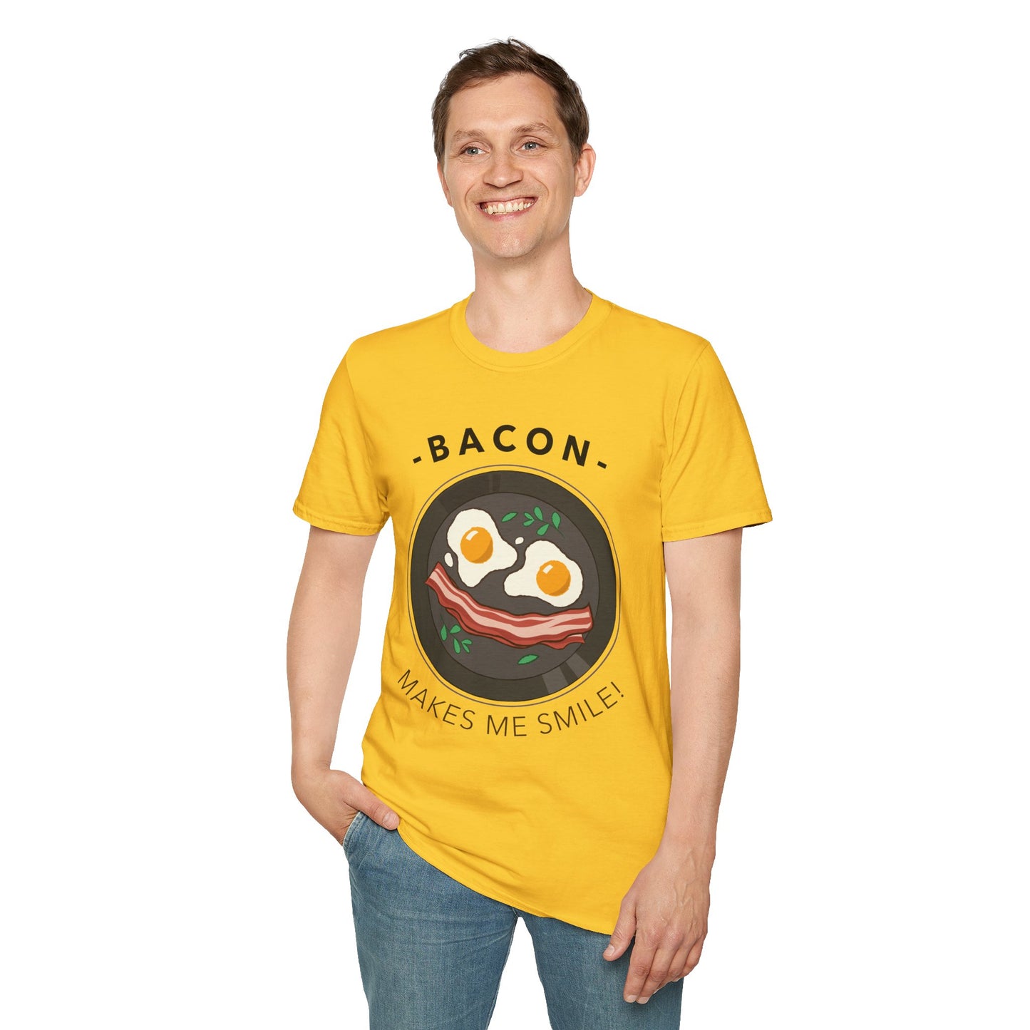 Food Tees, Funny Food T Shirts, Funny T Shirts, Bacon and Egg T Shirt, Egg and Bacon Shirt