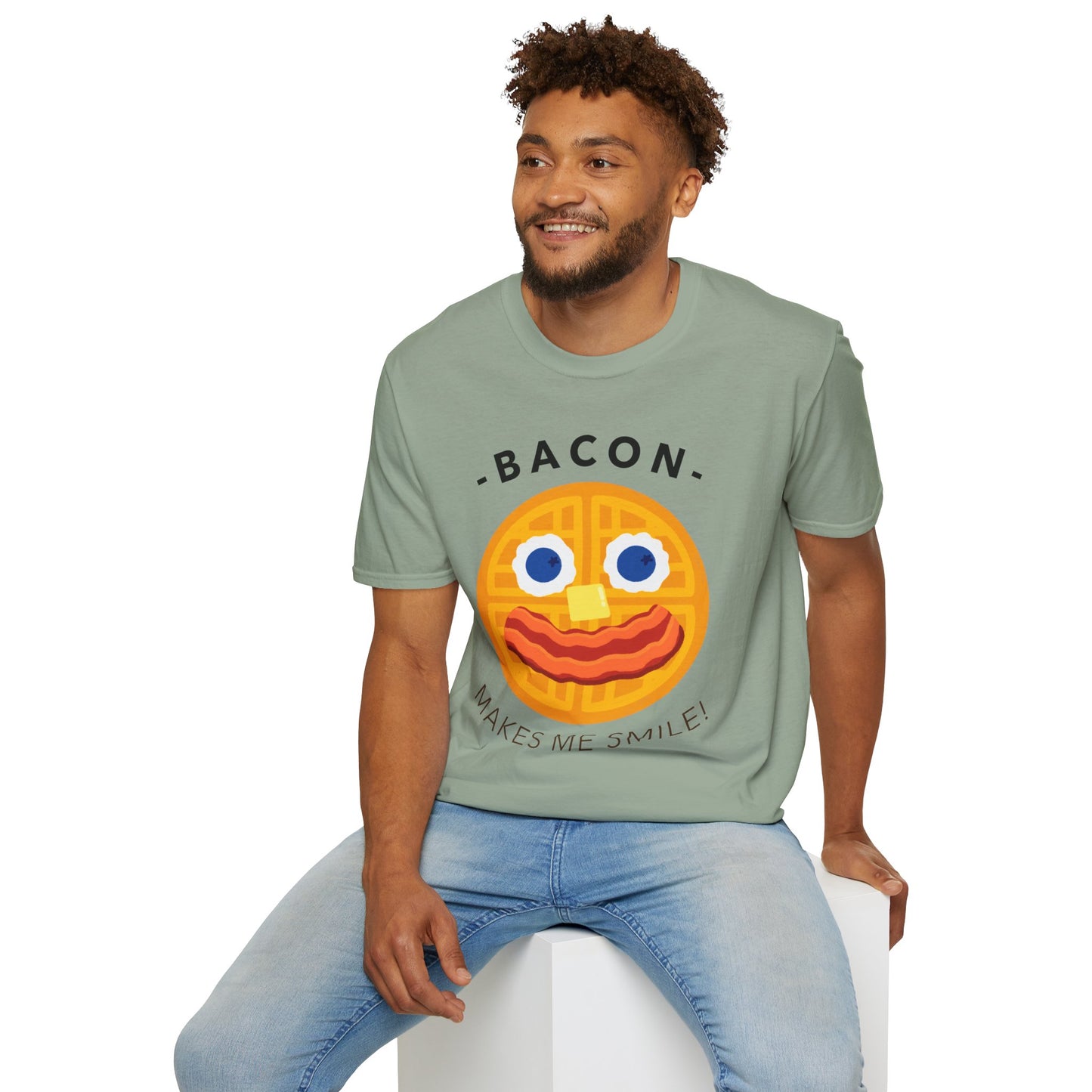 Food Tees, Funny Food T Shirts, Funny T Shirts, Bacon and Egg T Shirt, Egg and Bacon Shirt