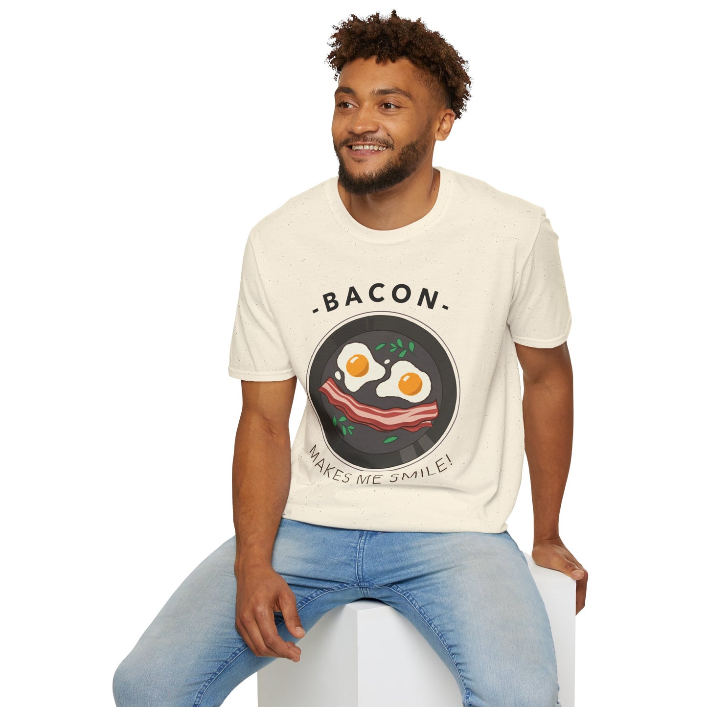 Food Tees, Funny Food T Shirts, Funny T Shirts, Bacon and Egg T Shirt, Egg and Bacon Shirt