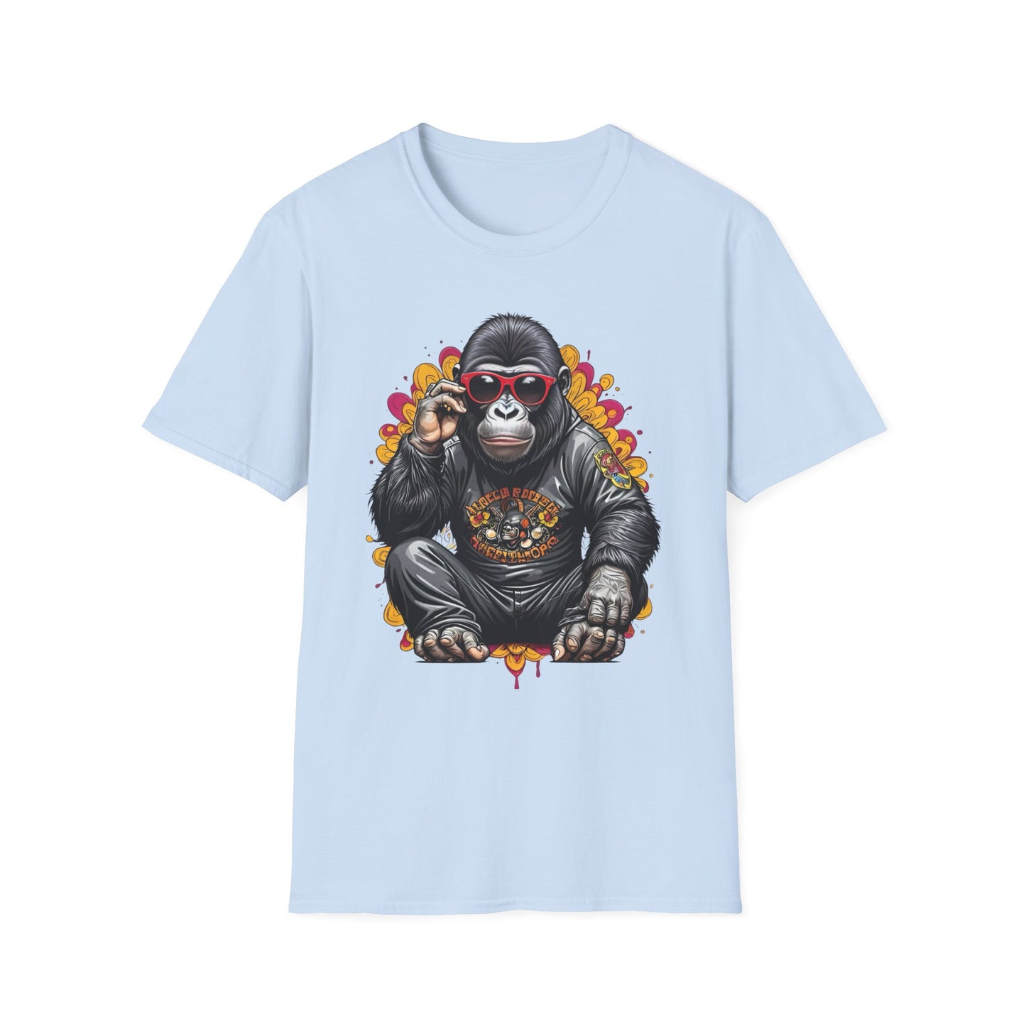 Animals Tees, Funny Animals Shirt, T Shirts with Funny Animals, T-Shirt with Gorilla, Monkey Tees