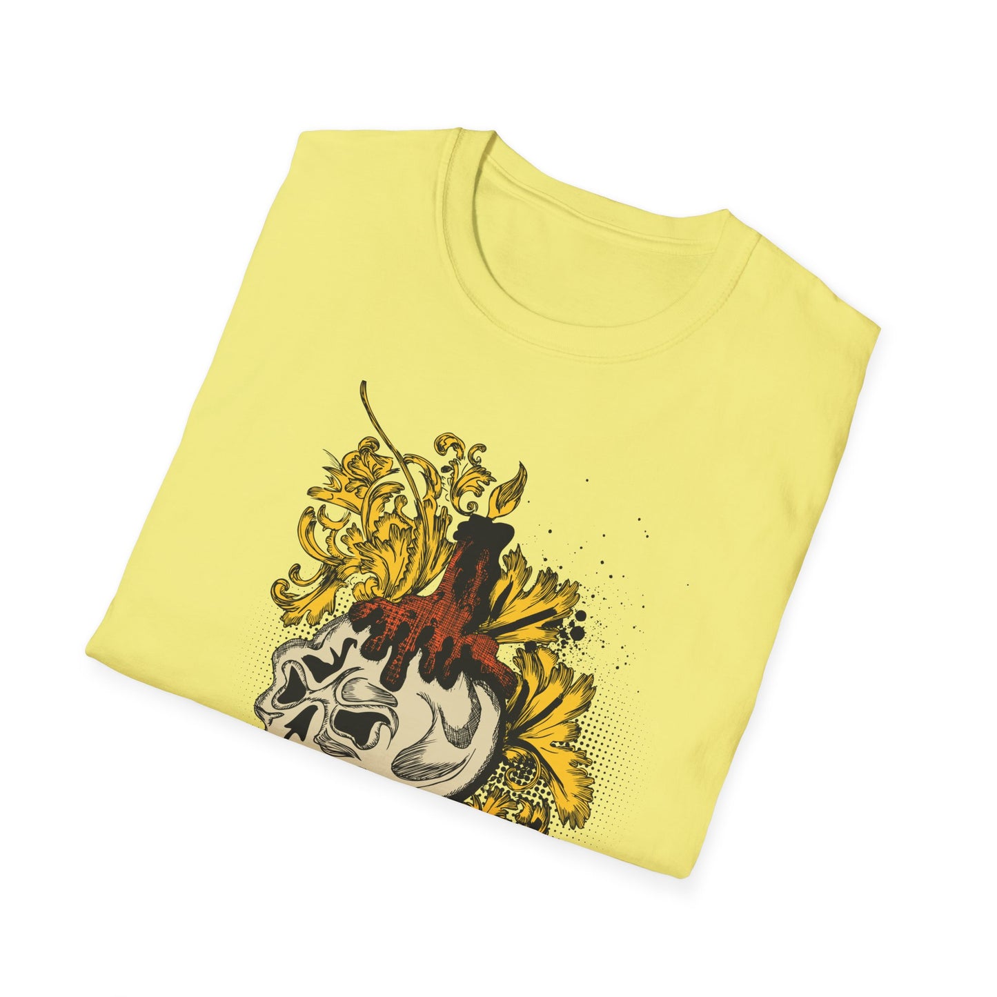 Skull T Shirt, Skull Design Shirt, Skull Art Tee Shirt, T-shirt with Skull 1