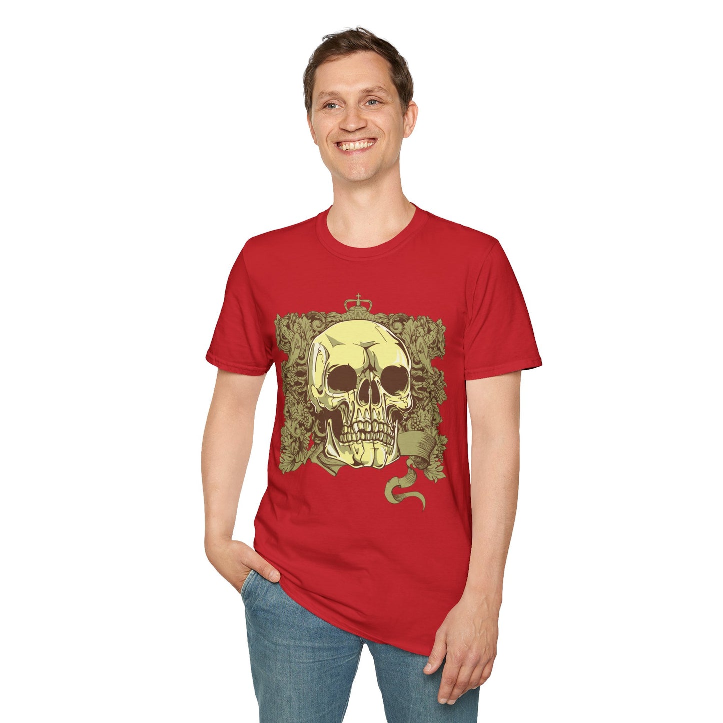 Skull T Shirt, Skull Design Shirt, Skull Art Tee Shirt, T-shirt with Skull 2