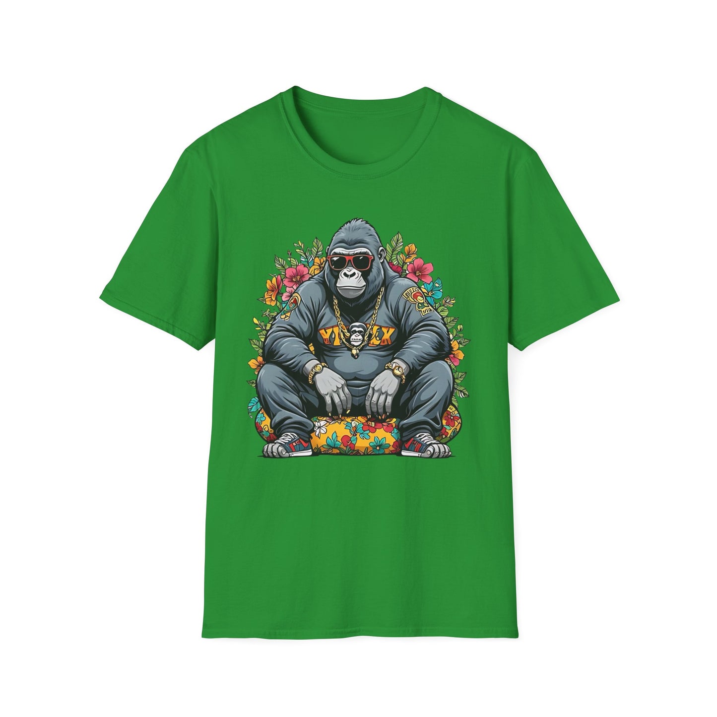 Animals Tees, Funny Animals Shirt, T Shirts with Funny Animals, T-Shirt with Gorilla, Monkey Tees