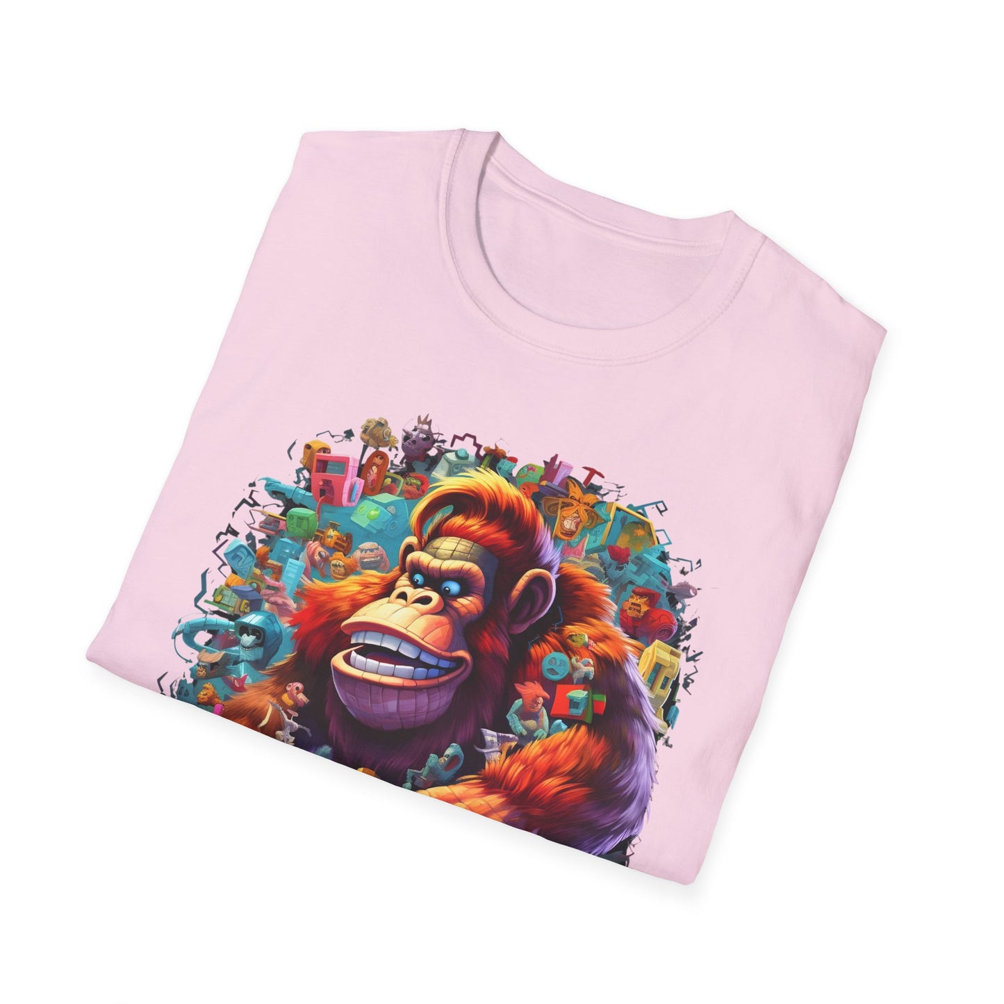 Animals Tees, Funny Animals Shirt, T Shirts with Funny Animals, T-Shirt with Gorilla, Monkey Tees