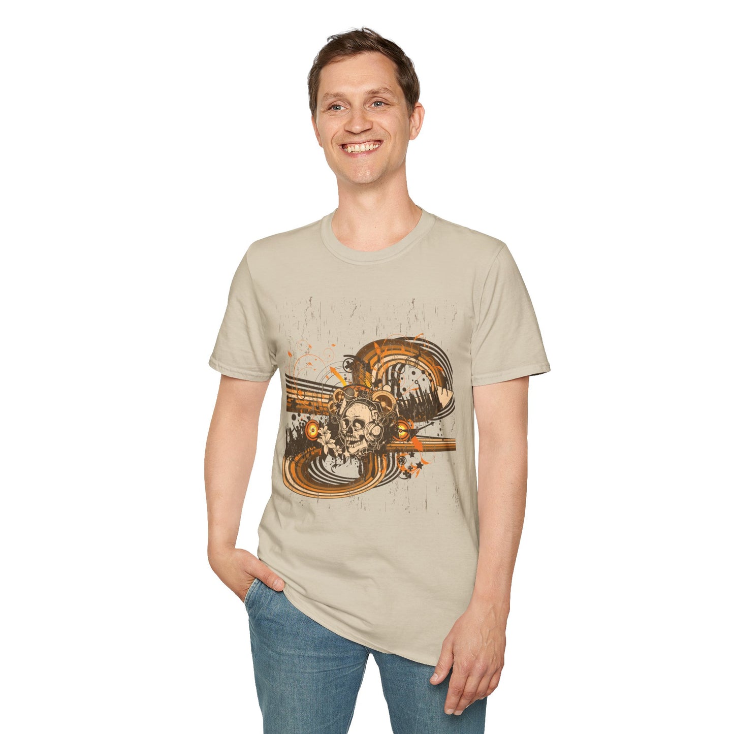 Skull T Shirt, Skull Design Shirt, Skull Art Tee Shirt, T-shirt with Skull 3