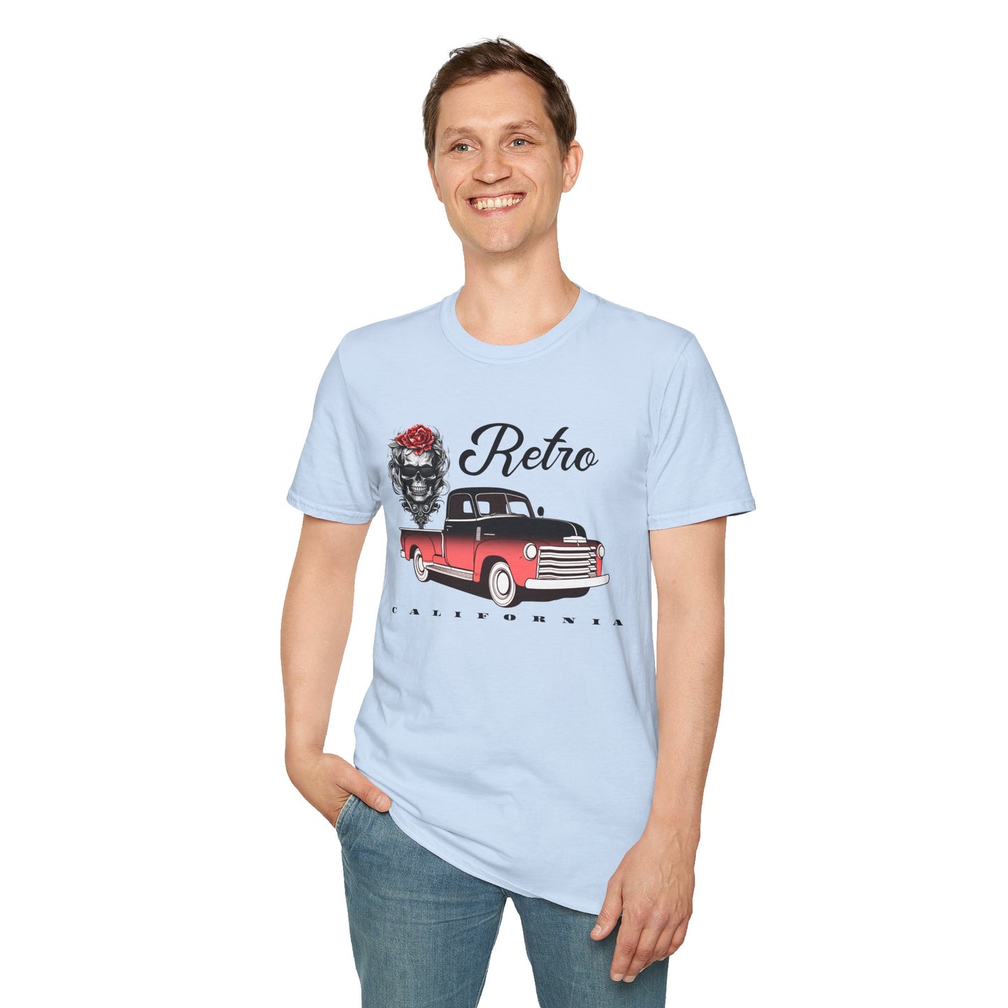 Retro T Shirt, Retro Design Shirt, Retro Art Tee Shirt, T-shirt with Retro Style