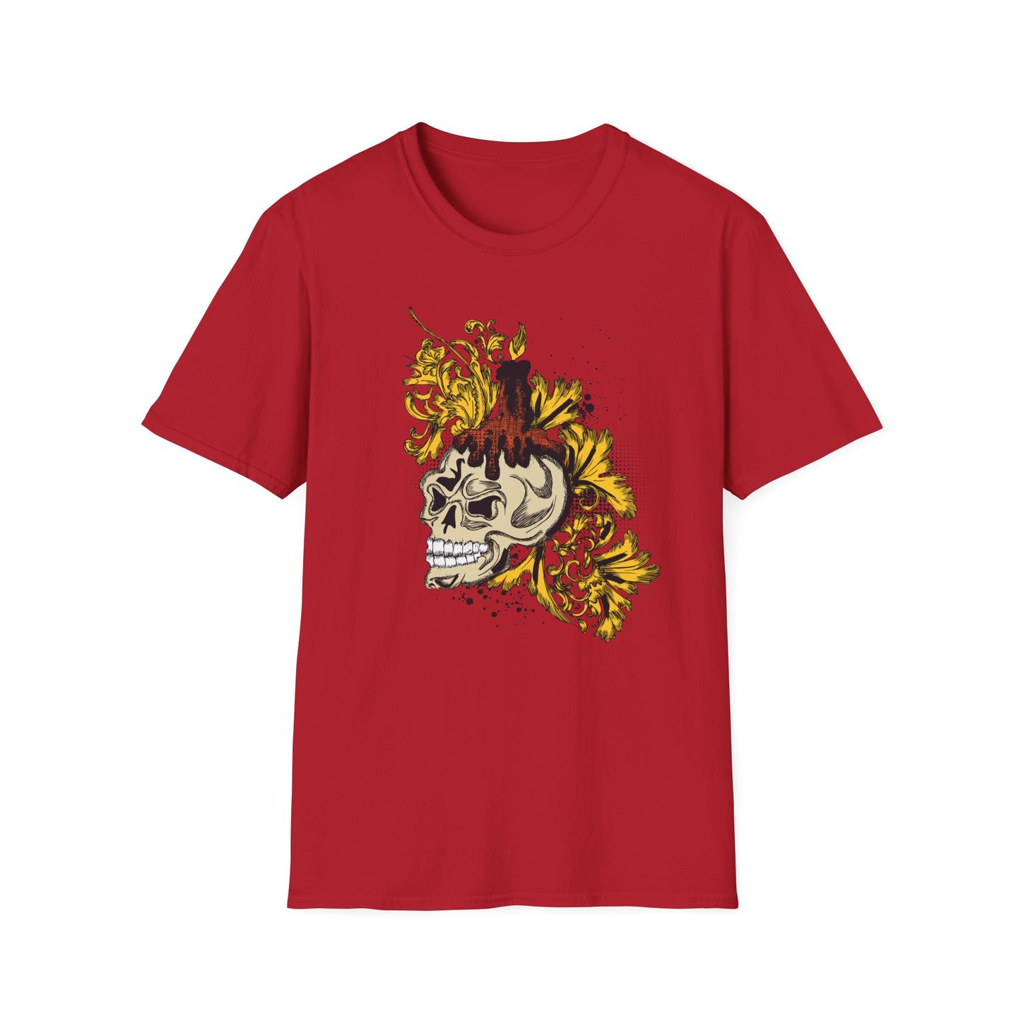 Skull T Shirt, Skull Design Shirt, Skull Art Tee Shirt, T-shirt with Skull 1
