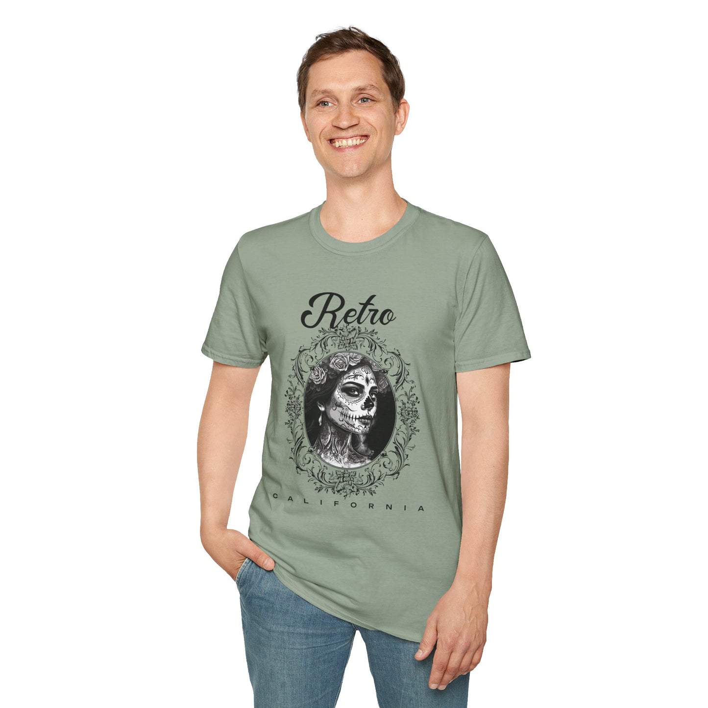 Retro T Shirt, Retro Design Shirt, Retro Art Tee Shirt, T-shirt with Retro Style